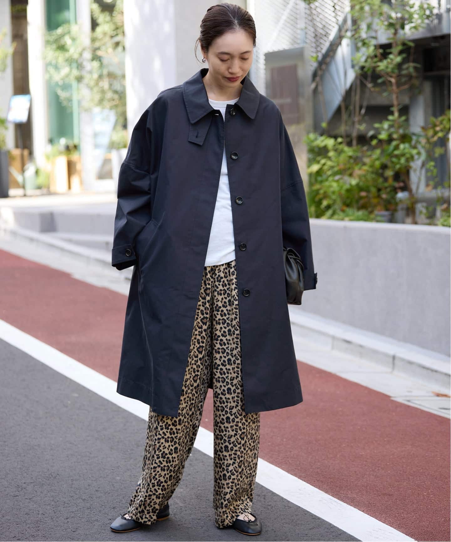 ネイビーのみWEB限定/予約》ドルマンスリーブコート（ステンカラー