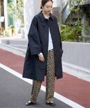 《ネイビーのみWEB限定/予約》ドルマンスリーブコート