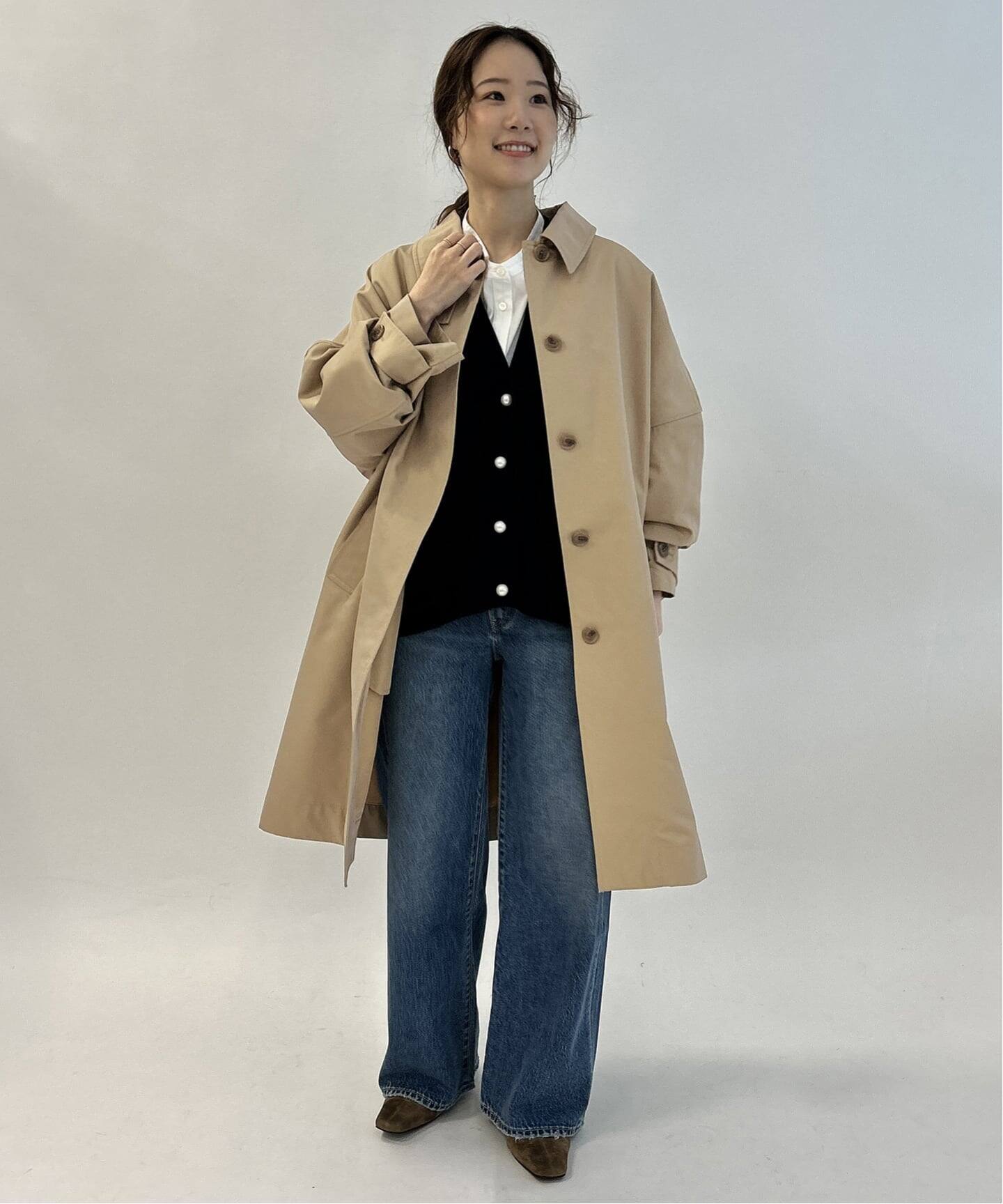 WEB限定/追加予約》ドルマンスリーブコート（ステンカラーコート 