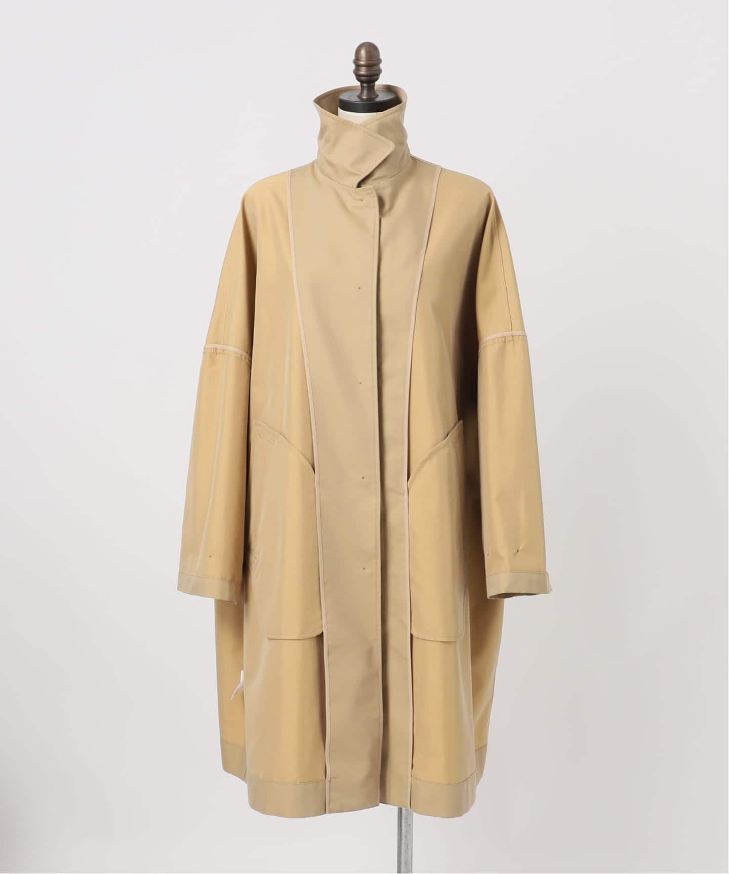 26SS新品 SLOBE IENA ドルマンスリーブコート 38サイズ ベージュ WEB限定/追加》ドルマンスリーブコート（ステンカラーコート）｜SLOBE