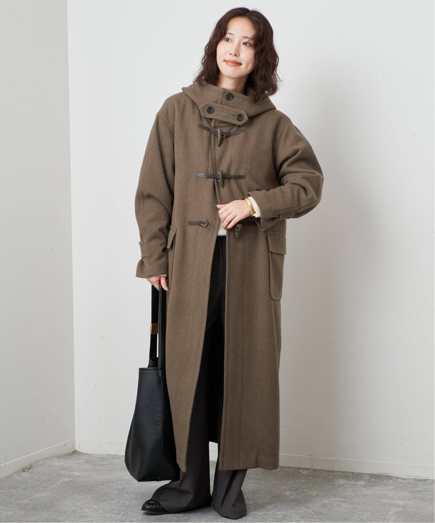 予約》パイルカルゼロングダッフルコート（ダッフルコート）｜SLOBE