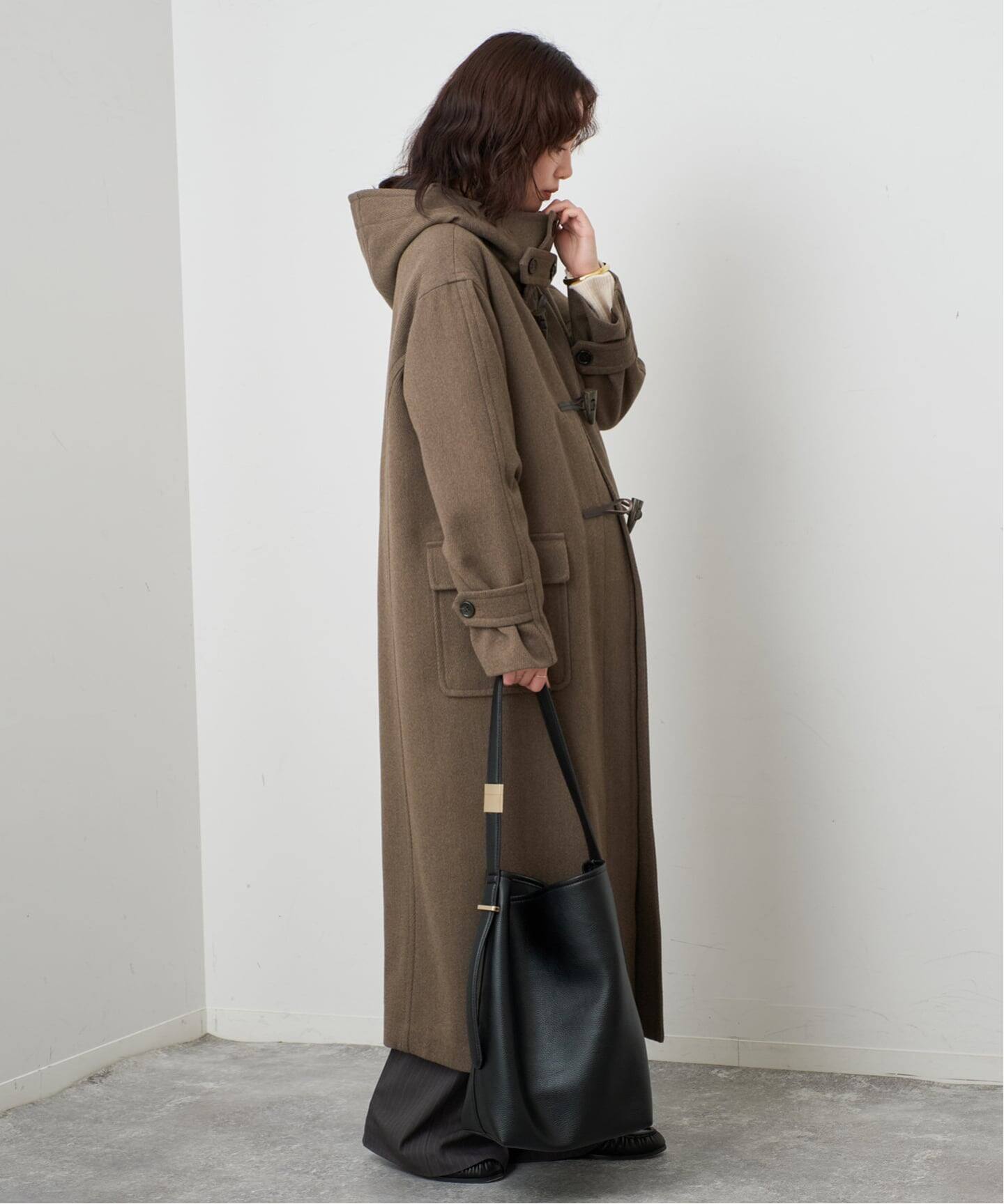 SLOBE IENA 別注ロングダッフルコート 予約》パイルカルゼロングダッフルコート（ダッフルコート）｜SLOBE
