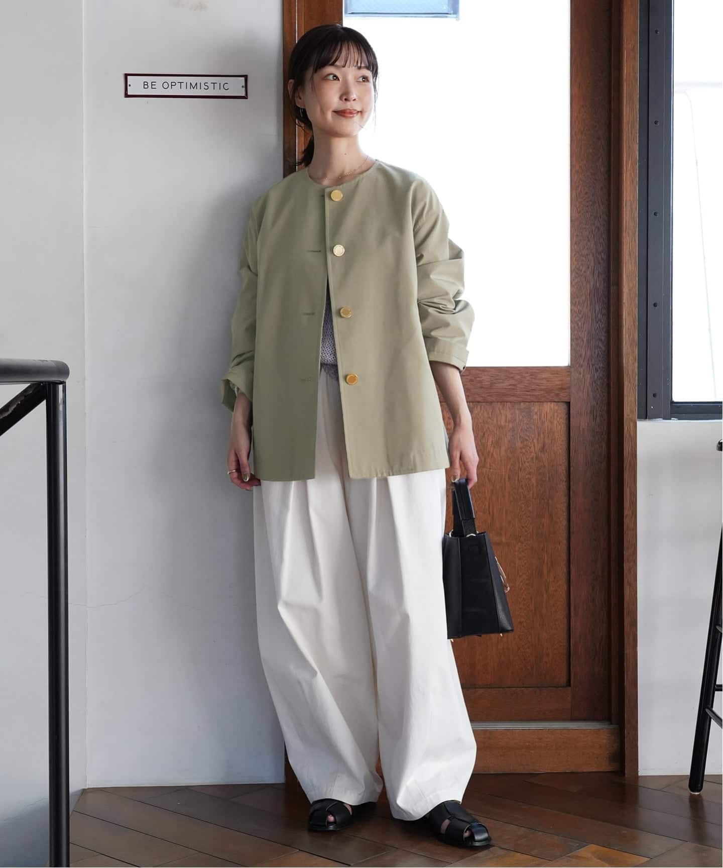 TRADITIONAL WEATHERWEAR SLOBE別注 LINTON N/C SHORT（ノーカラー