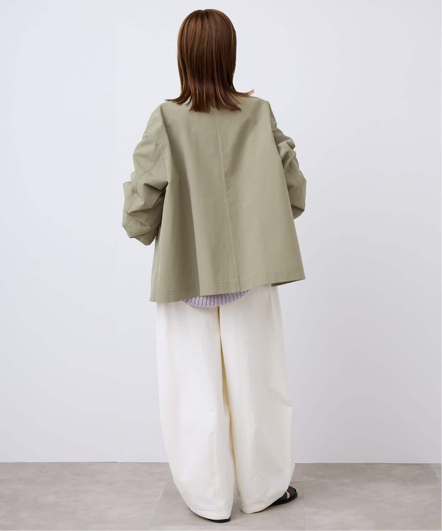 TRADITIONAL WEATHERWEAR SLOBE別注 LINTON N/C SHORT（ノーカラー