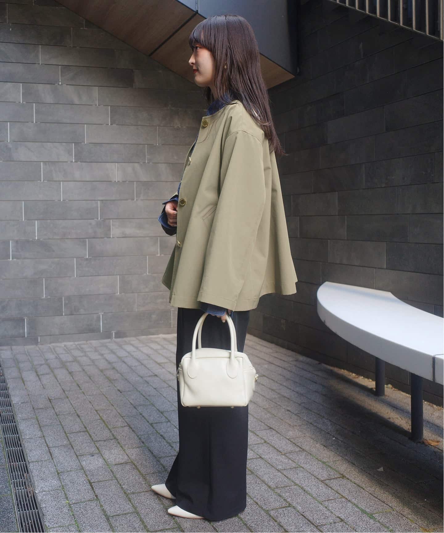 TRADITIONAL WEATHERWEAR SLOBE別注 LINTON N/C SHORT（ノーカラー