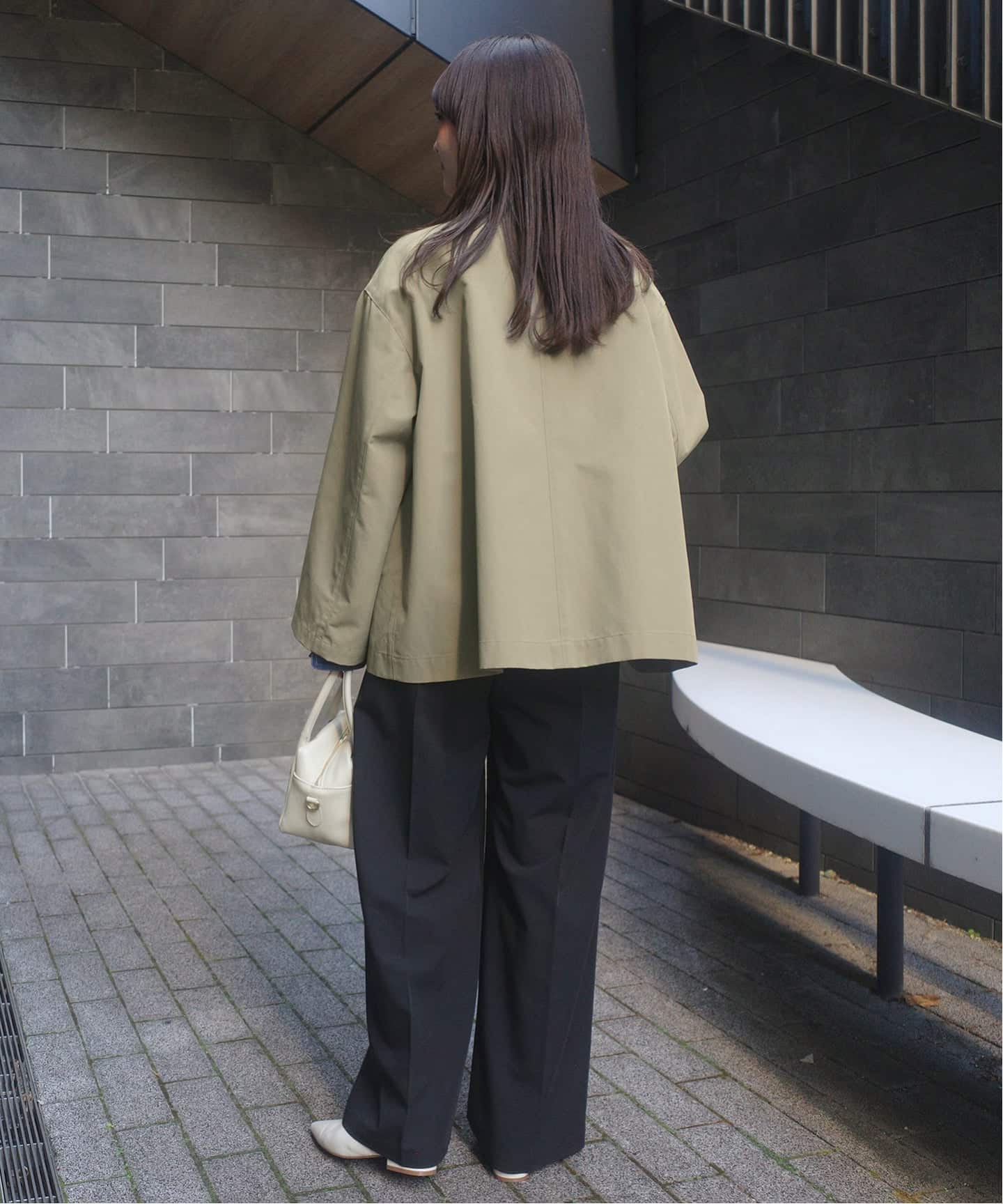 TRADITIONAL WEATHERWEAR SLOBE別注 LINTON N/C SHORT（ノーカラー
