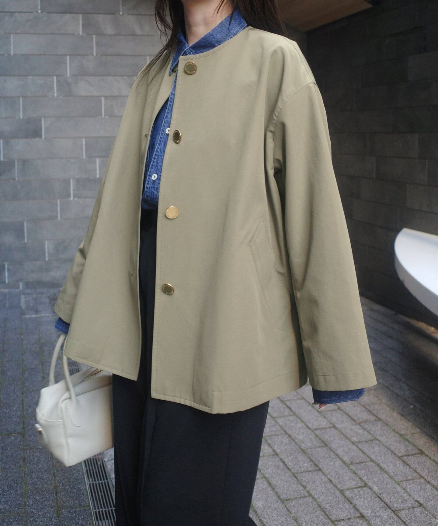 TRADITIONAL WEATHERWEAR SLOBE別注 LINTON N/C SHORT（ノーカラー