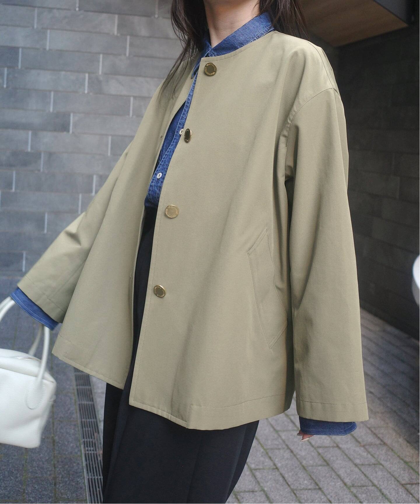 TRADITIONAL WEATHERWEAR SLOBE別注 LINTON N/C SHORT（ノーカラー