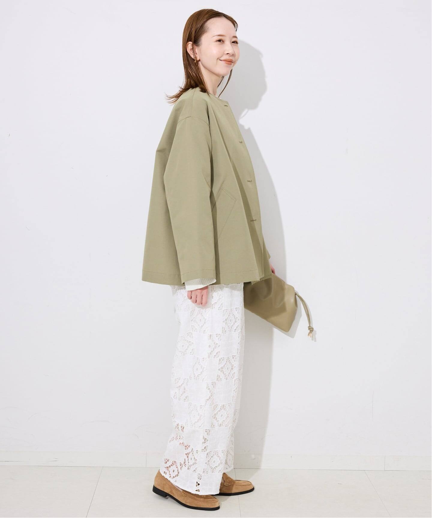 TRADITIONAL WEATHERWEAR SLOBE別注 LINTON N/C SHORT（ノーカラー