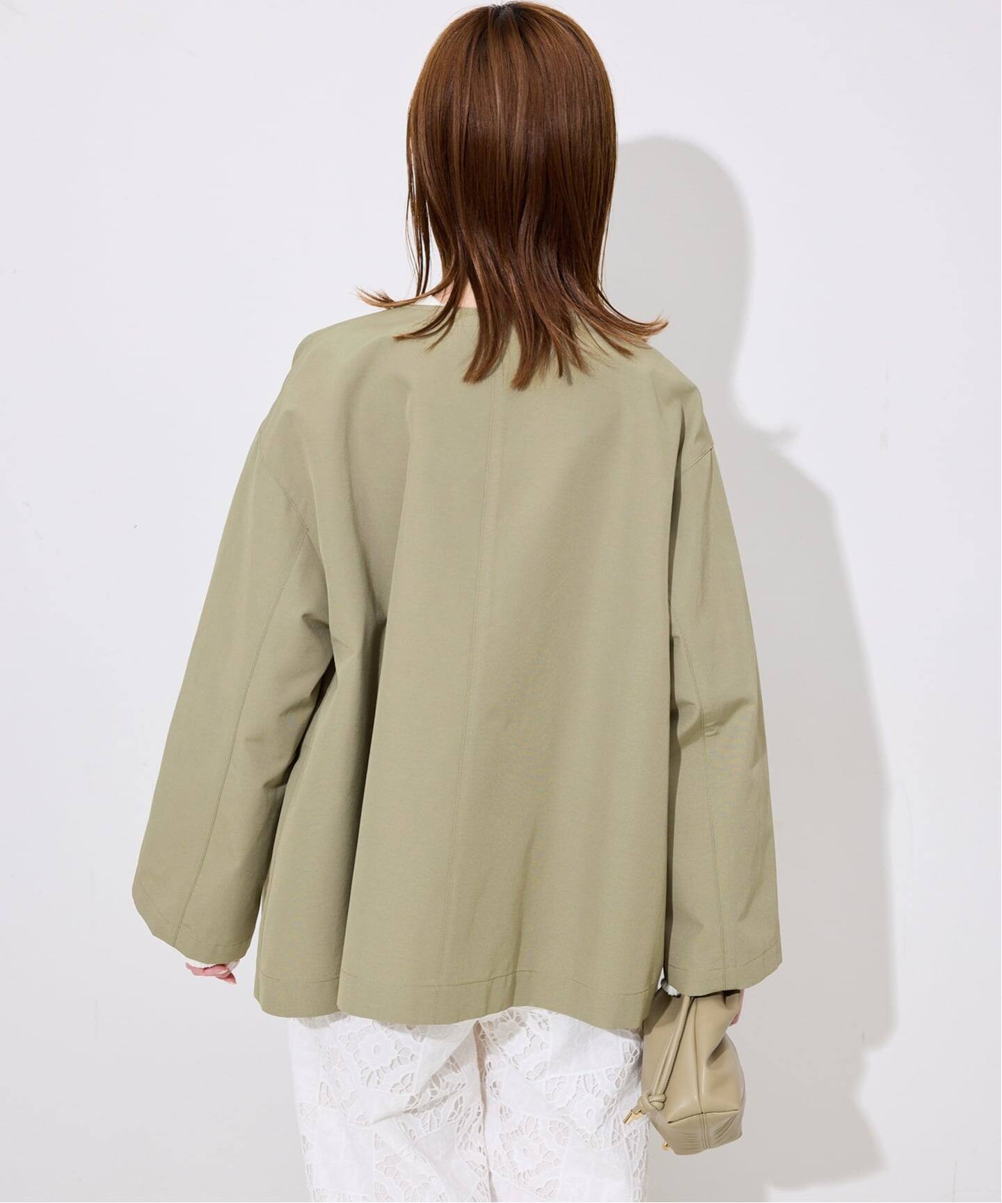 TRADITIONAL WEATHERWEAR SLOBE別注 LINTON N/C SHORT（ノーカラー