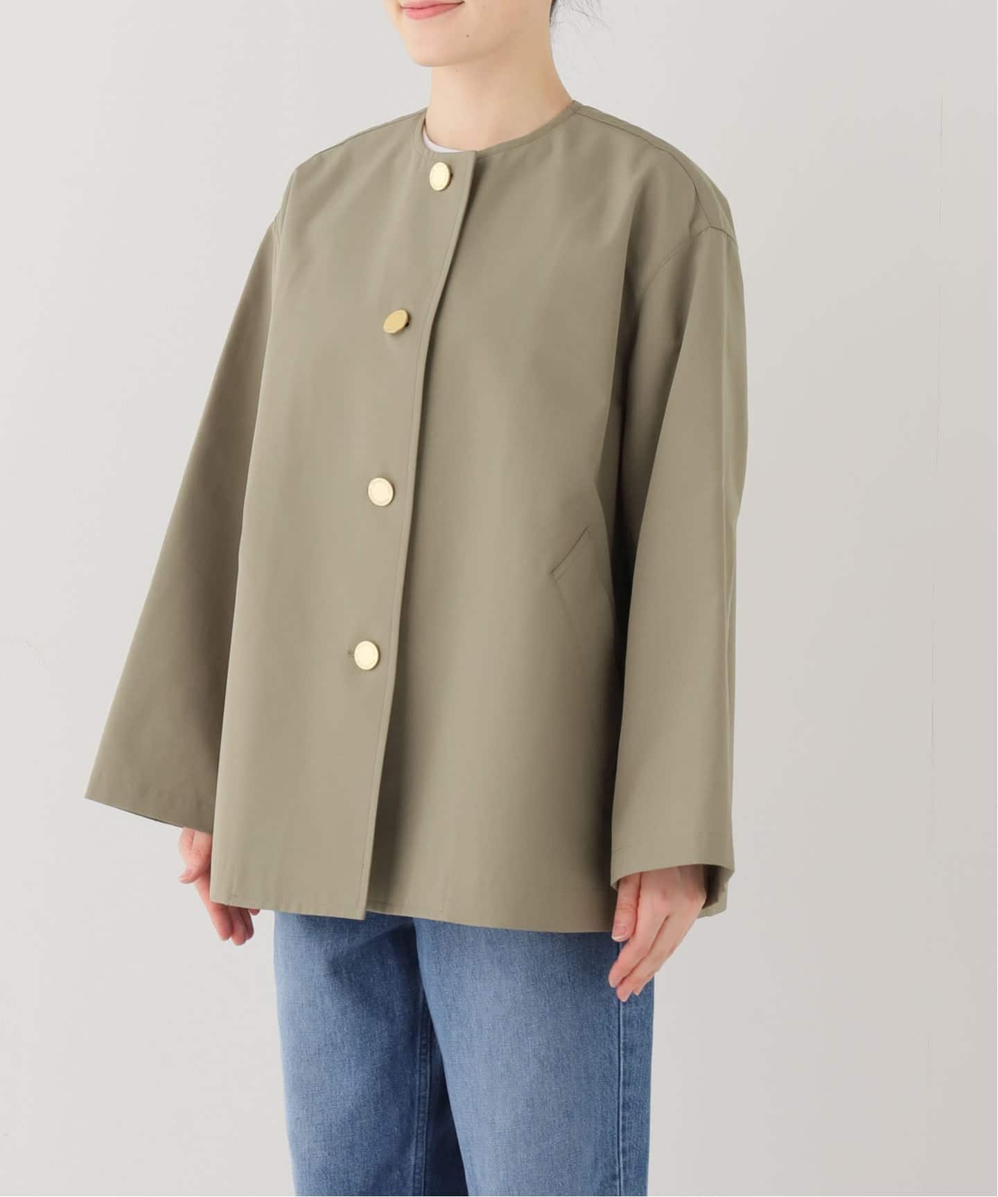 TRADITIONAL WEATHERWEAR SLOBE別注 LINTON N/C SHORT（ノーカラー