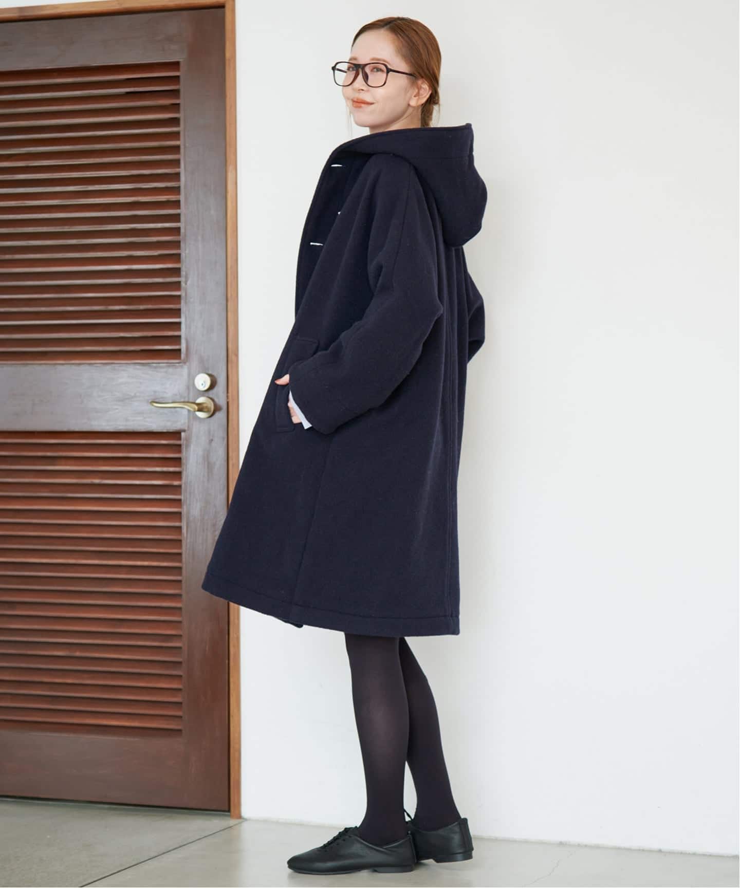 予約》DANTON/ダントン HOODED LONG COAT DT-A0708（フードコート