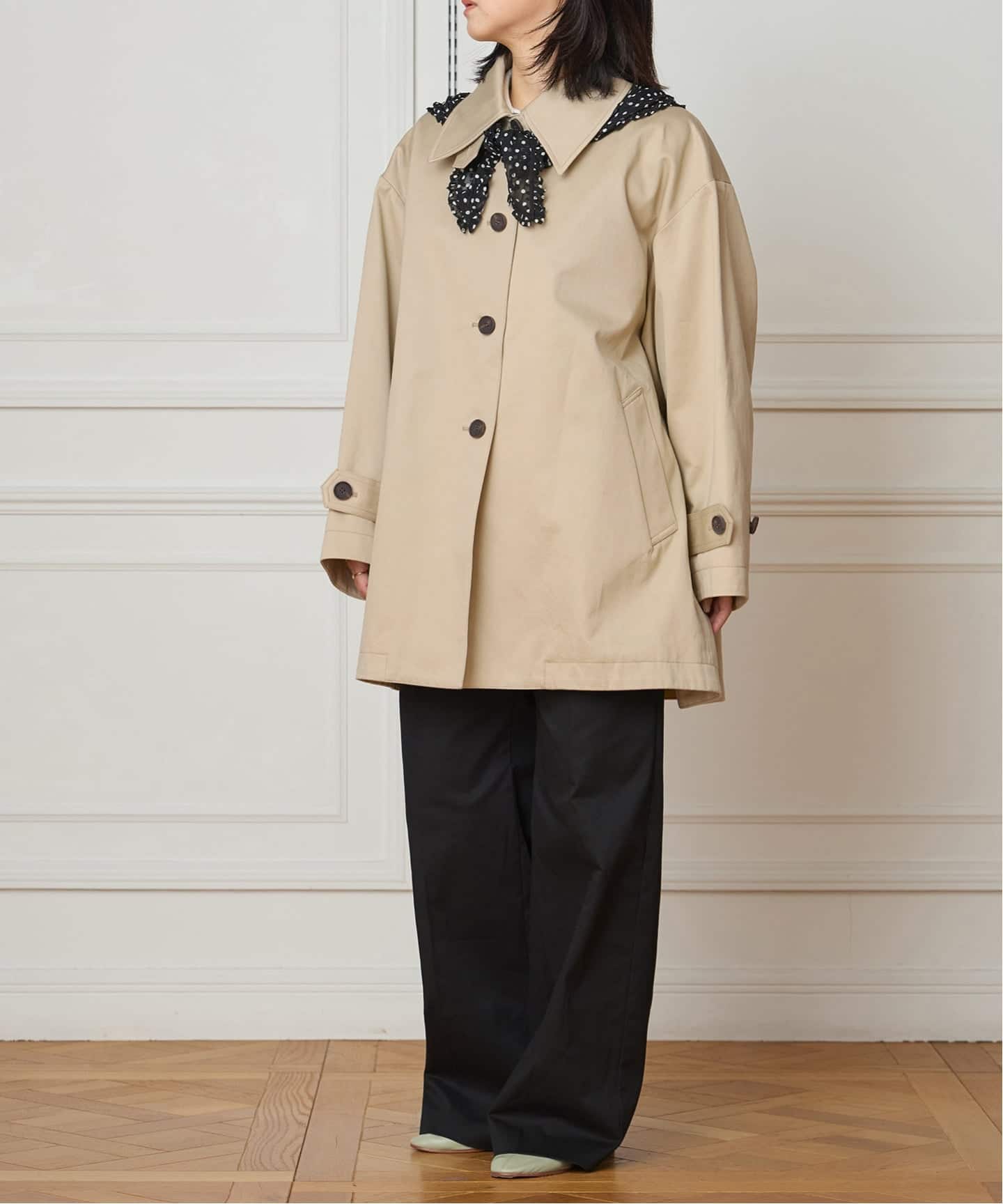 IENA LA BOUCLE イエナラブークル　ステンカラーコート IENA LA BOUCLE（イエナラブークル）の「IENA LA BOUCLE カラー