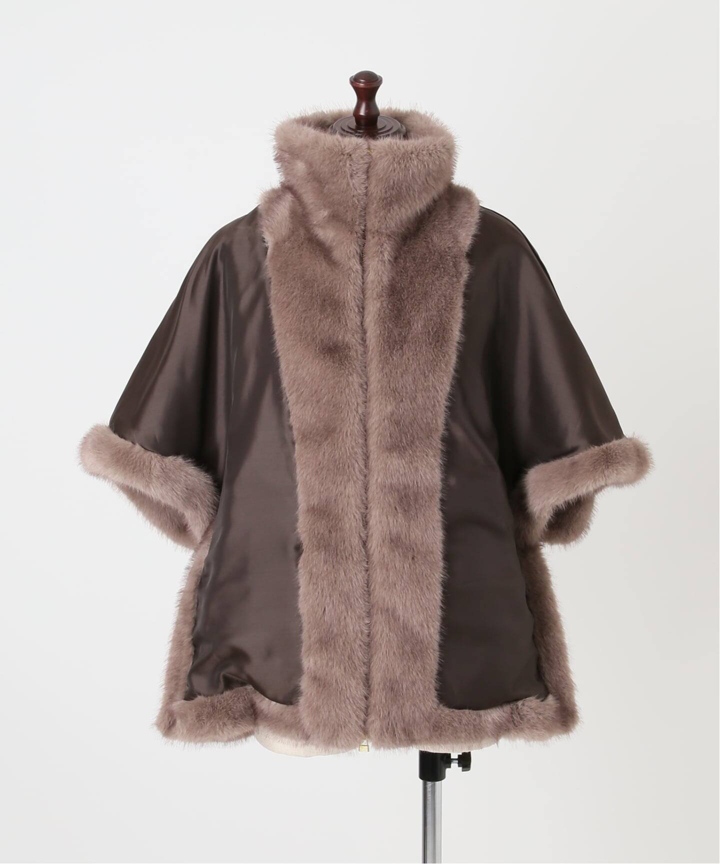 予約》IENA LA BOUCLE ecoファーケープコート（その他ブルゾン