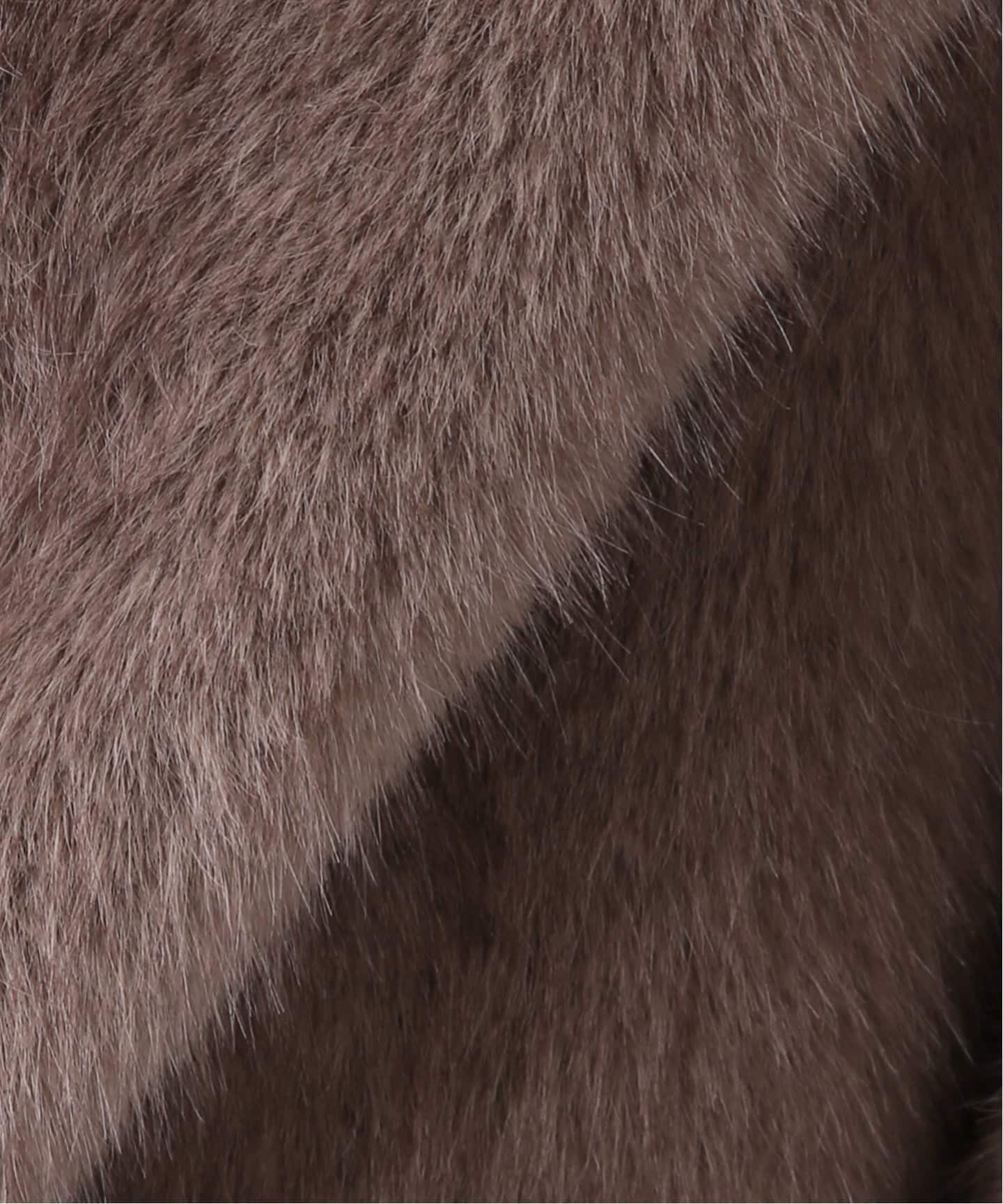 予約》IENA LA BOUCLE ecoファーケープコート（その他ブルゾン