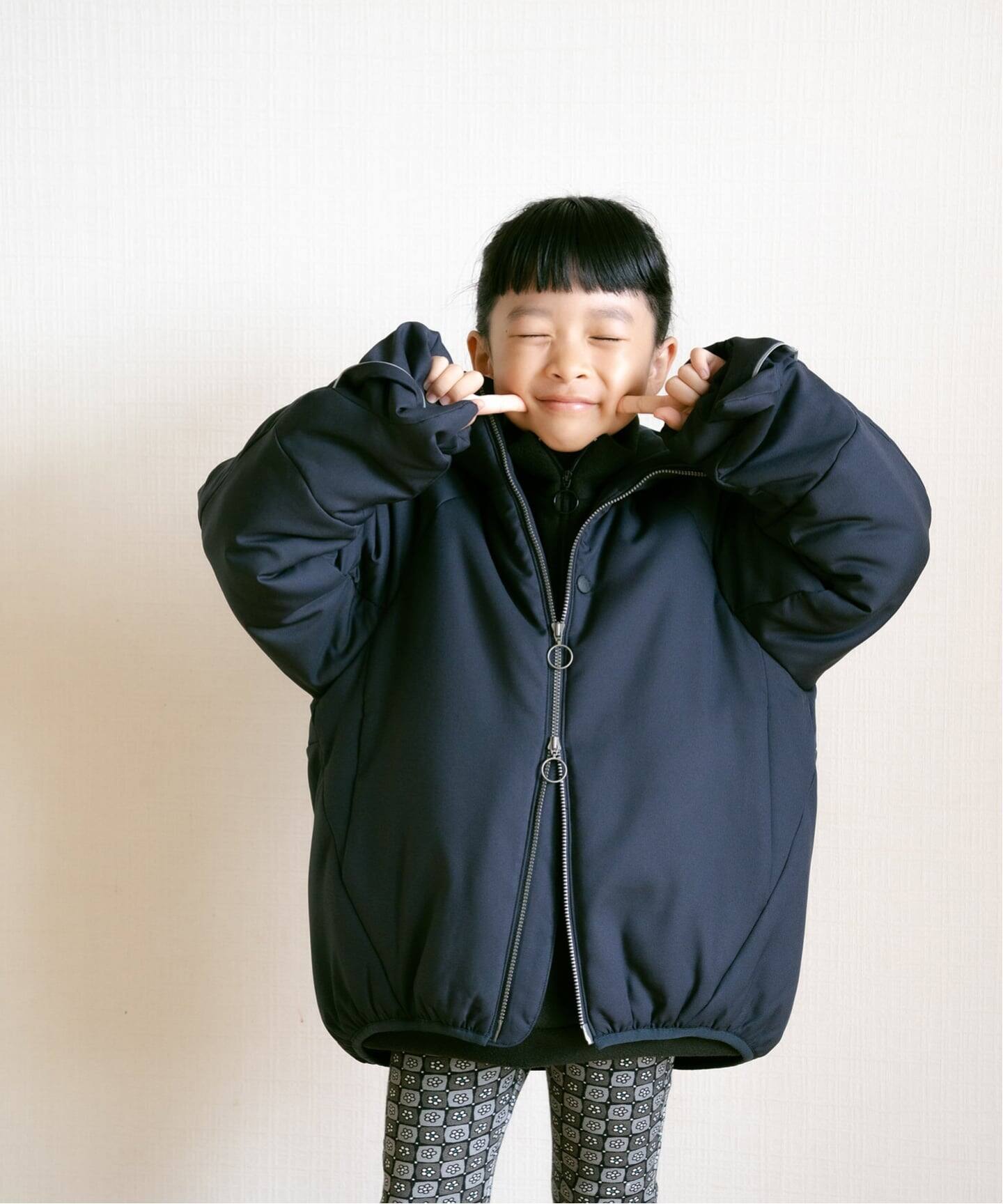 予約》【MOUN TEN./マウンテン】別注 wool like blouson（110-140cm