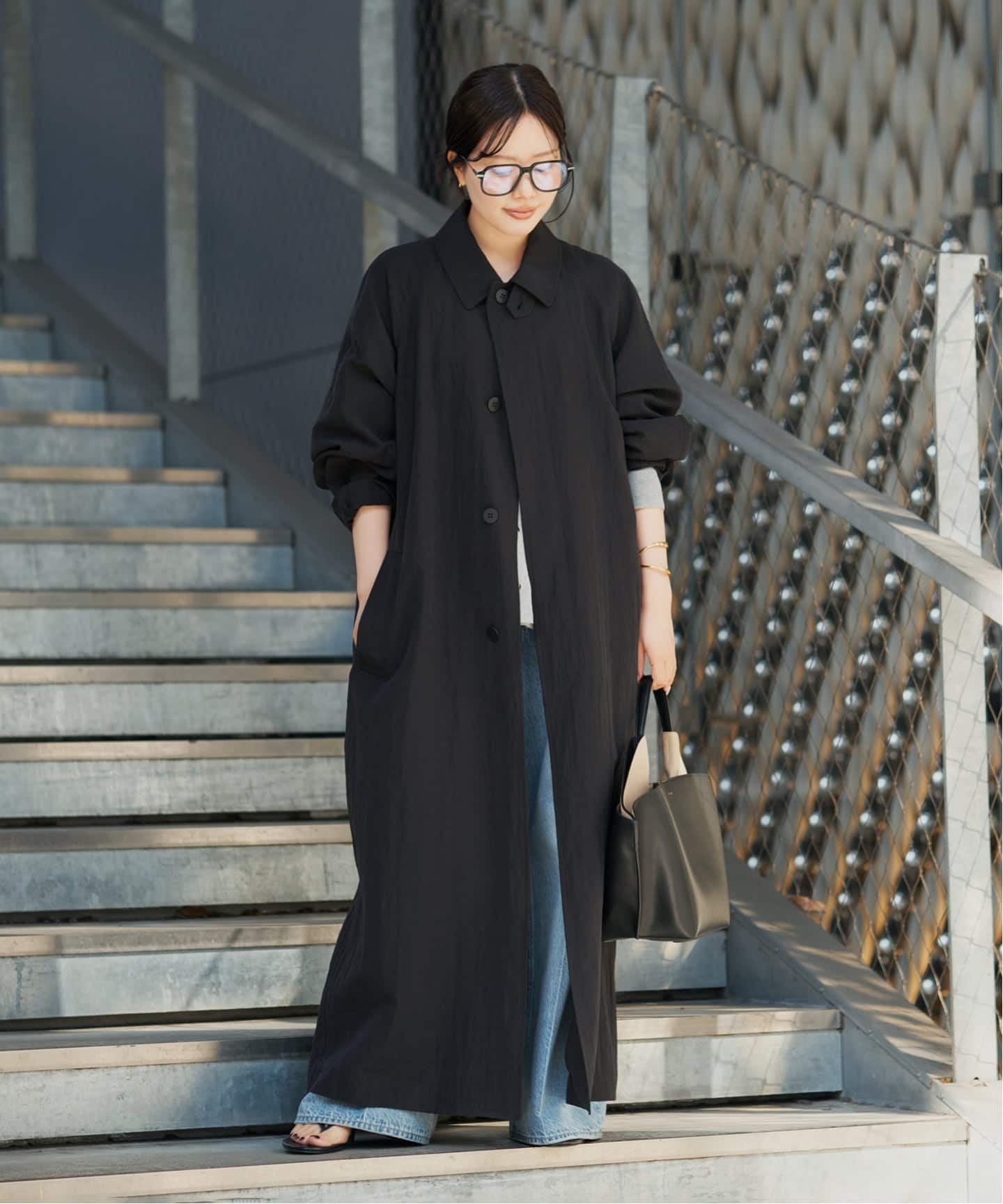 Plageバルマカンコート Sway Balmacaan コート黒38 Sway Balmacaan コート（その他ブルゾン／アウター）｜Plage
