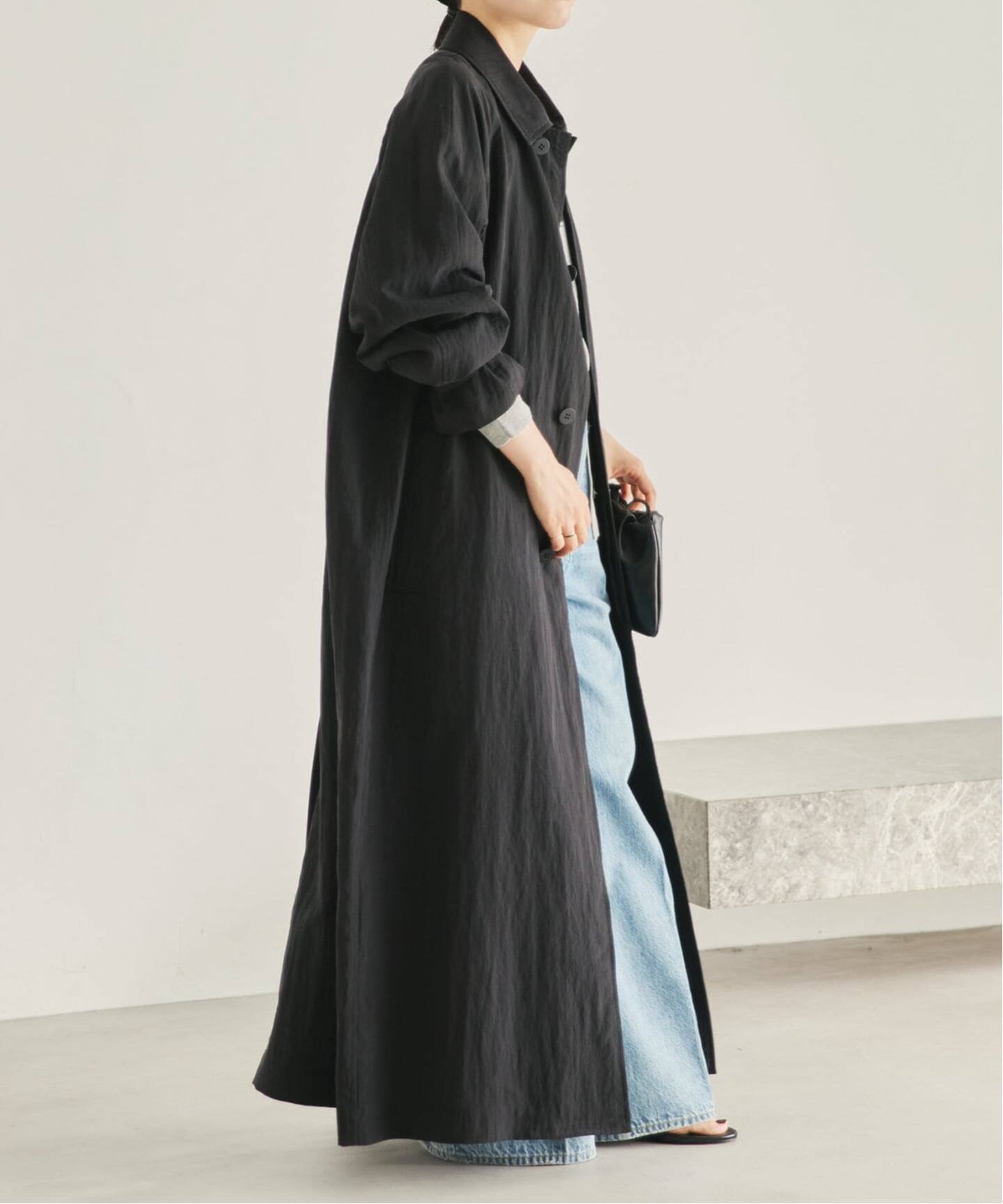 Plageバルマカンコート Sway Balmacaan コート黒38 Sway Balmacaan コート（その他ブルゾン／アウター）｜Plage