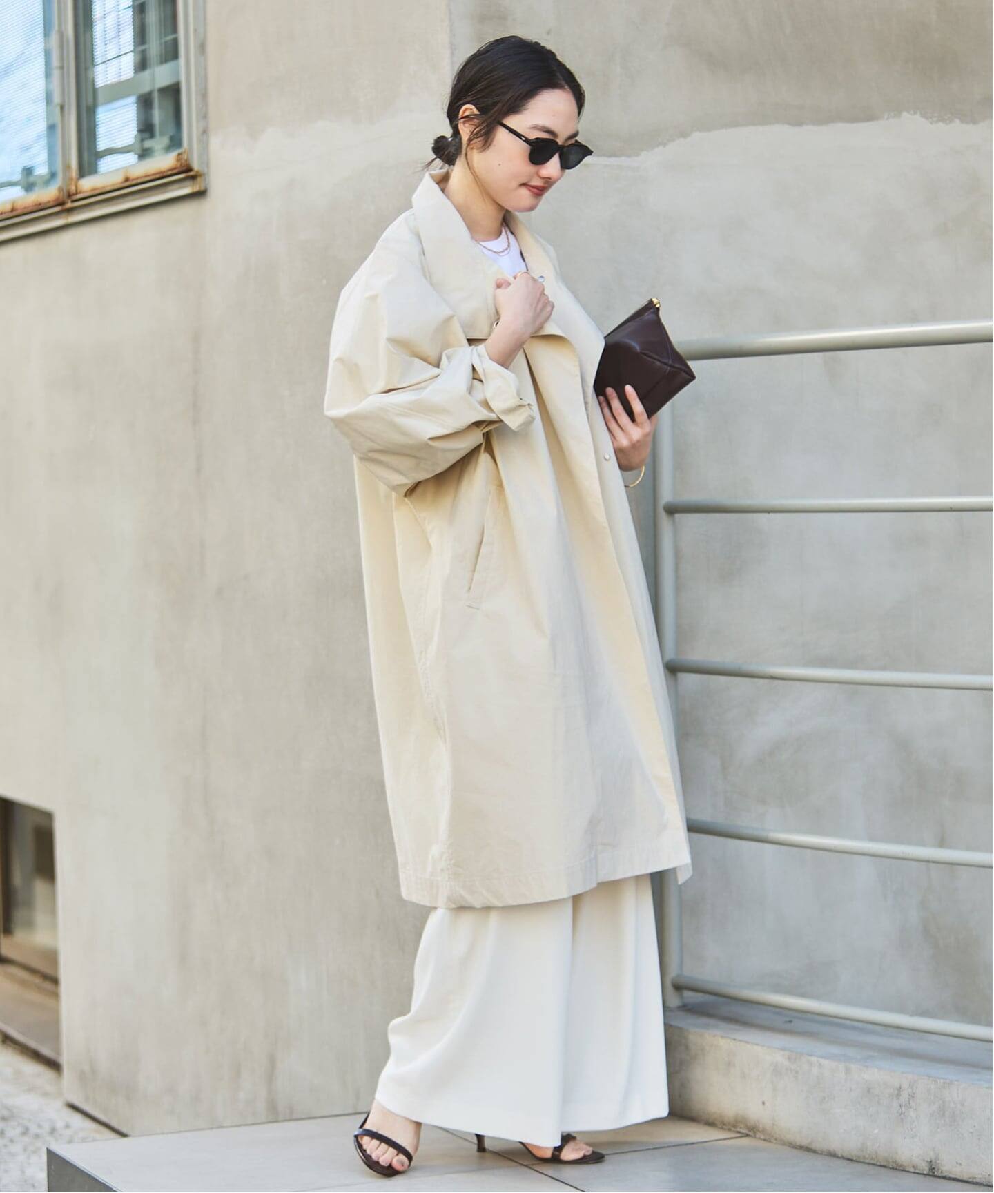 【完売品】プラージュStand dolman コート ナチュラル 36 Stand dolman コート（その他ブルゾン／アウター）｜Plage（プラージュ
