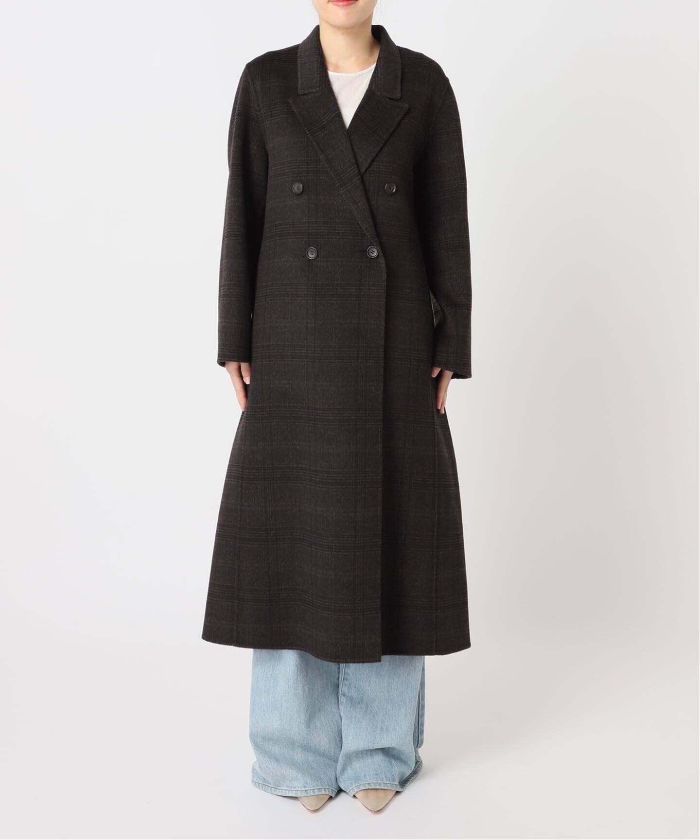 PLAGE ハミルトンチェスターウールコート 予約》HAMILTON check chester コート（チェスターコート）｜Plage