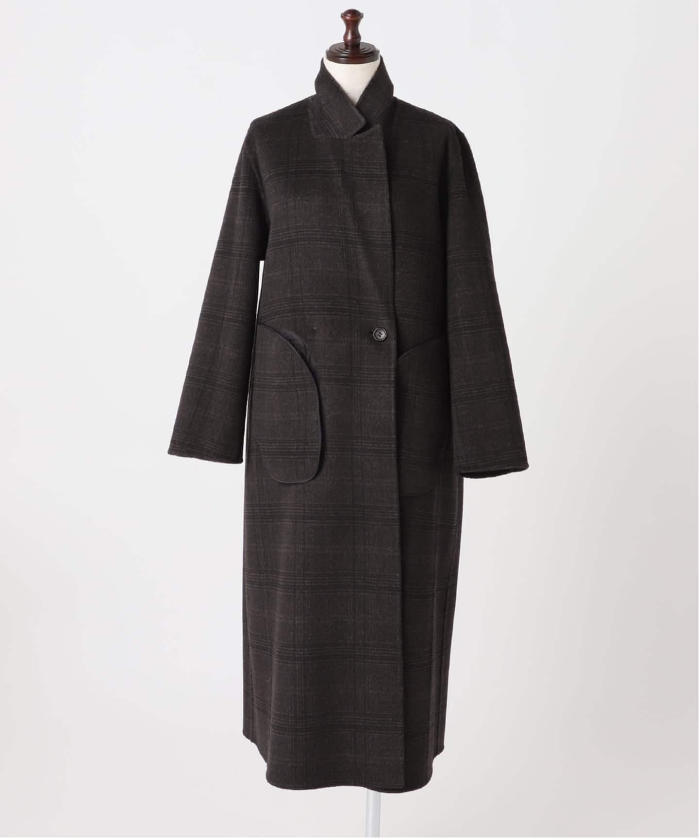 Plage ウール ハミルトン チェスターコート 予約》HAMILTON check chester コート（チェスターコート）｜Plage