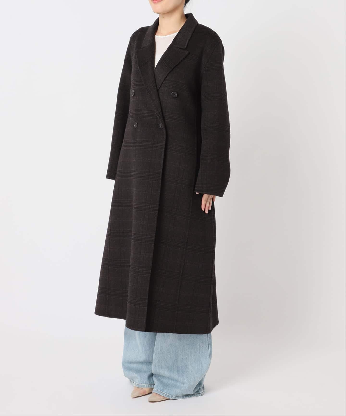 PLAGE ハミルトンチェスターウールコート 予約》HAMILTON check chester コート（チェスターコート）｜Plage