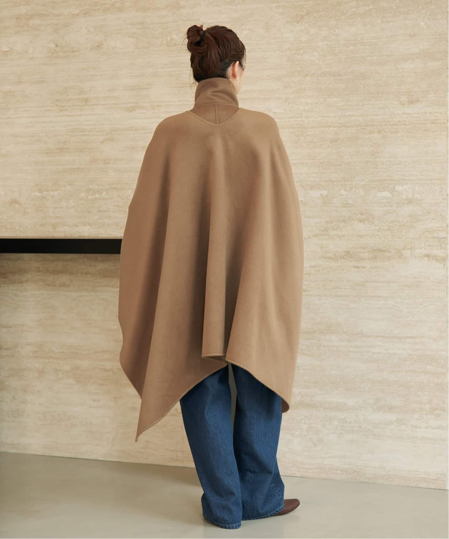 【美品】MAXOUポンチョコート　ハミルトンエッセンス HAMILTON lazy poncho コート（ポンチョ・マント）｜Plage（プラージュ