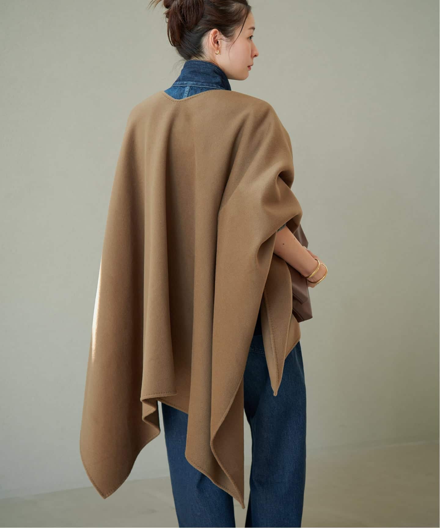 予約》HAMILTON lazy poncho コート（ポンチョ・マント）｜Plage