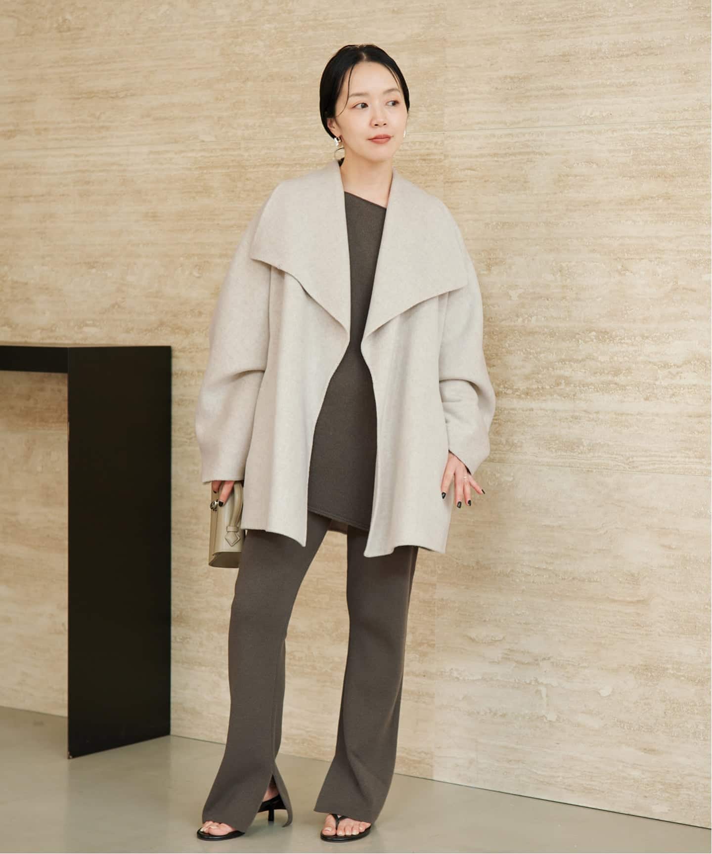 WEB限定追加予約》HAMILTON DRAPE HALF コート（その他ブルゾン