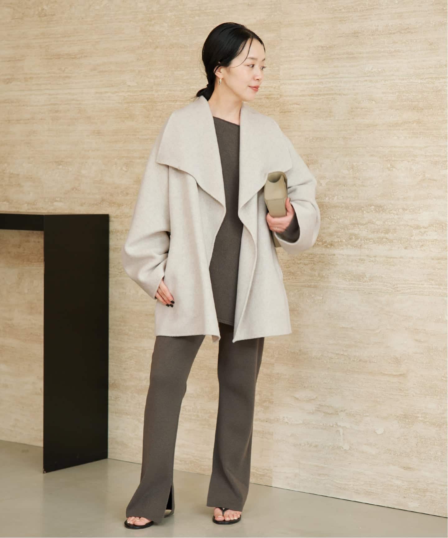 WEB限定追加予約》HAMILTON DRAPE HALF コート（その他ブルゾン