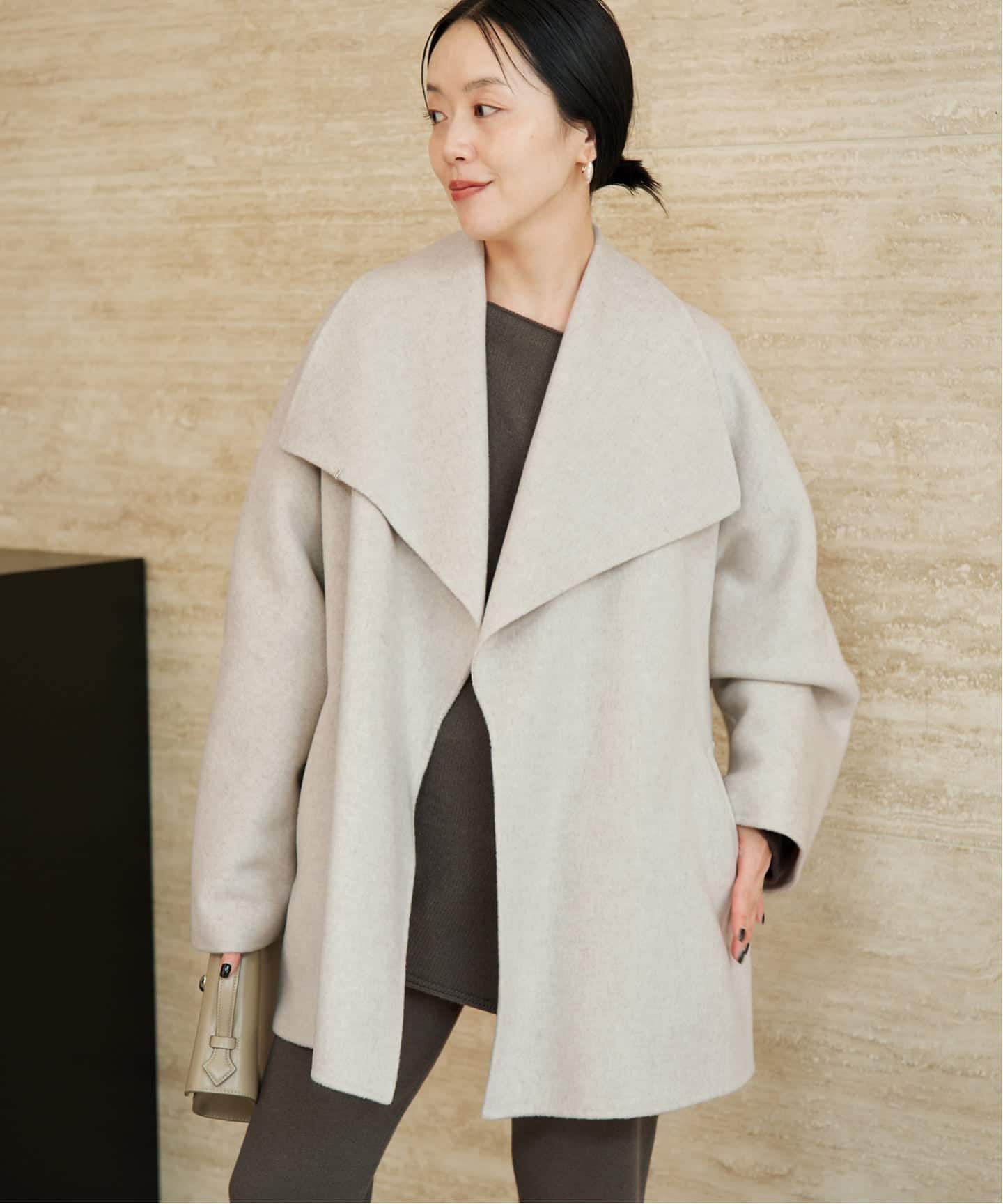 WEB限定追加予約》HAMILTON DRAPE HALF コート（その他ブルゾン
