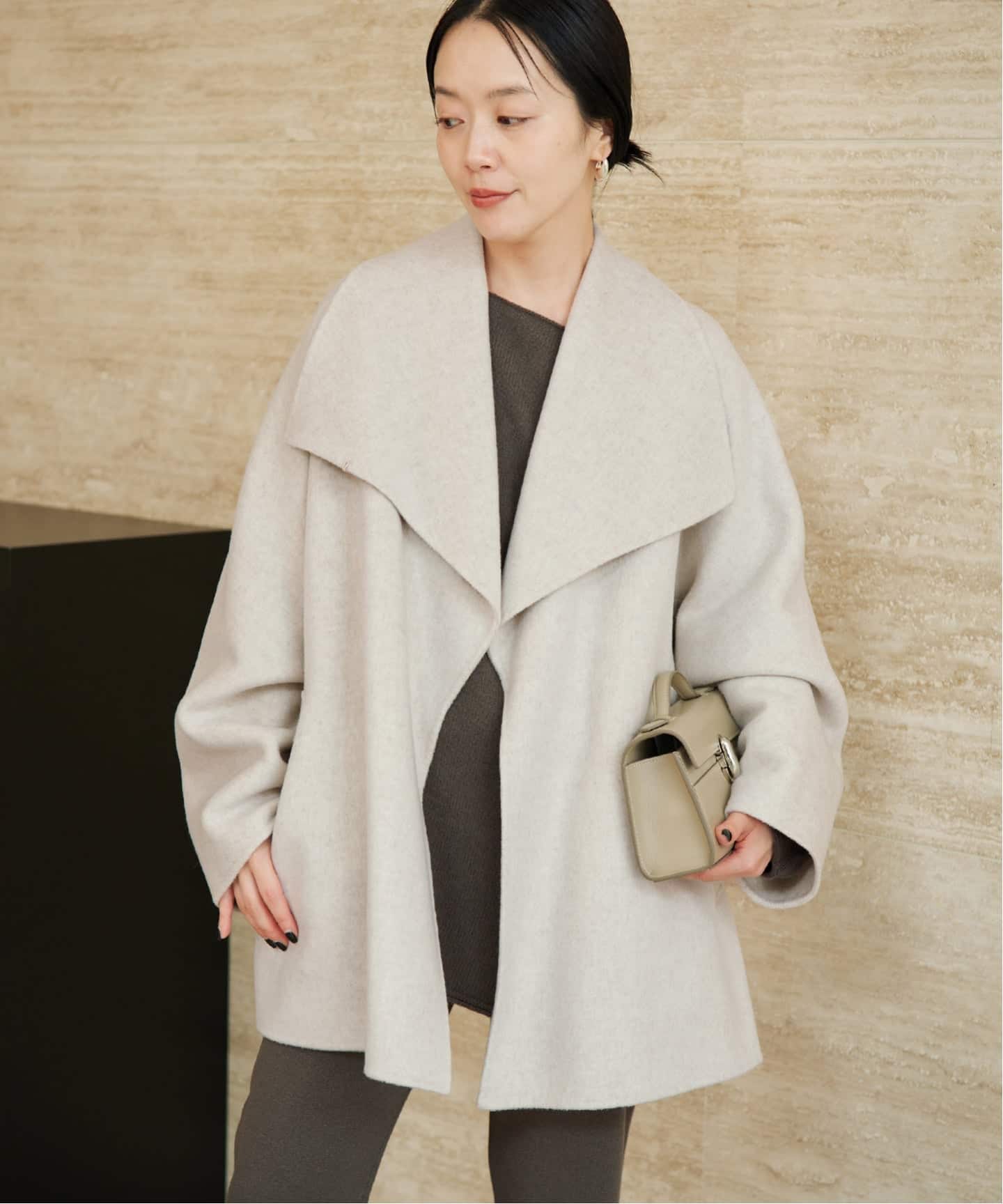 WEB限定追加予約》HAMILTON DRAPE HALF コート（その他ブルゾン