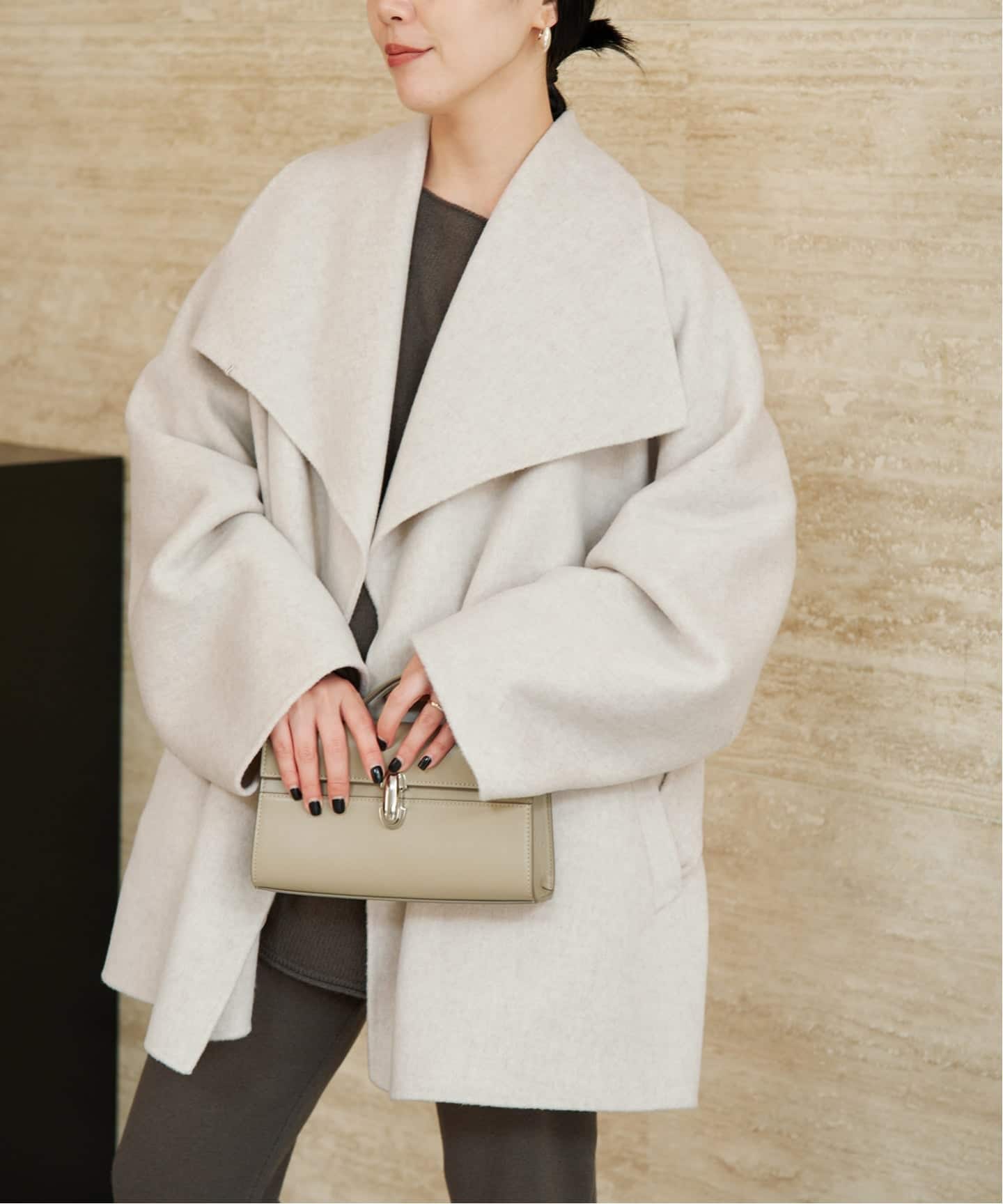 WEB限定追加予約》HAMILTON DRAPE HALF コート（その他ブルゾン