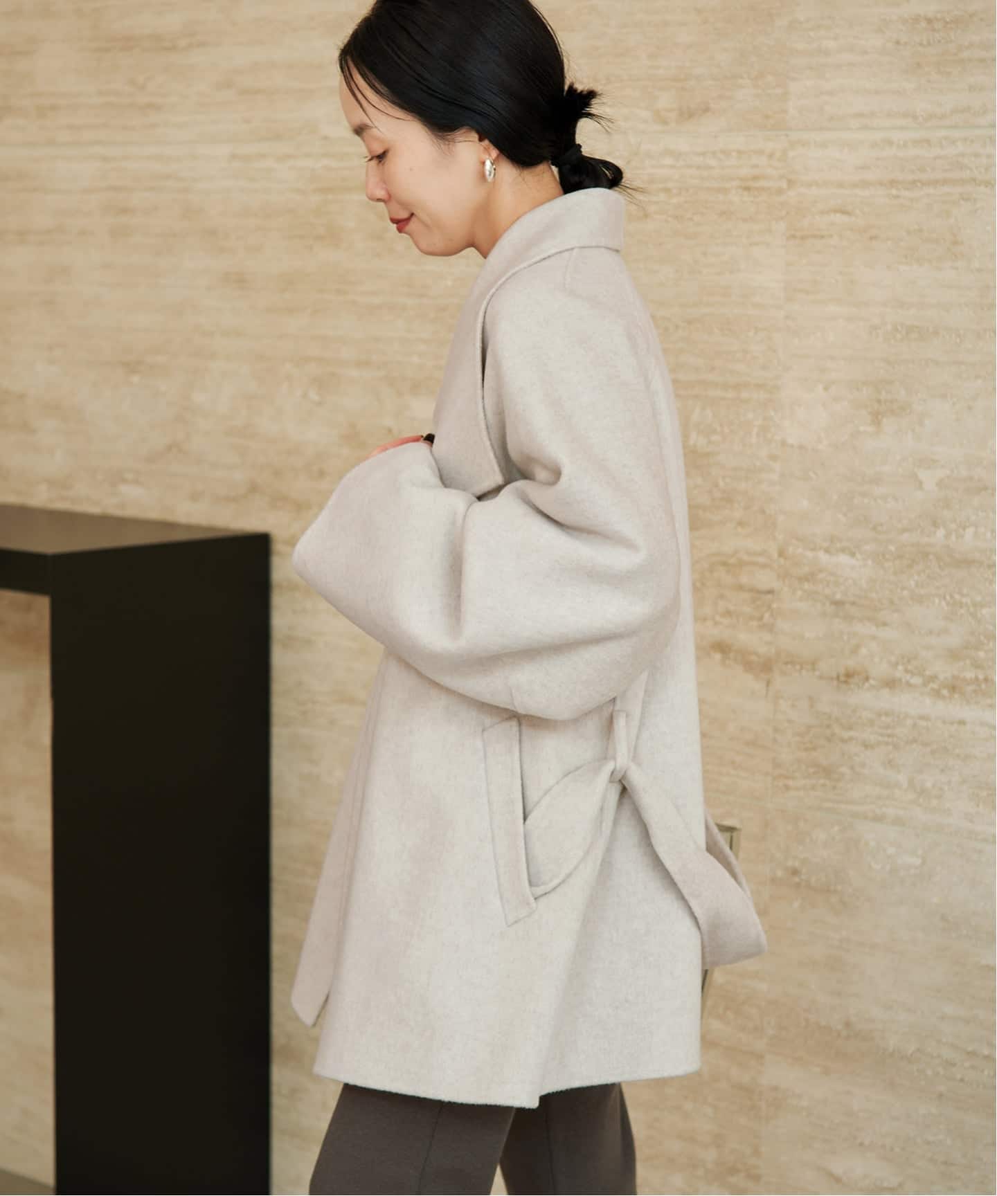 WEB限定追加予約》HAMILTON DRAPE HALF コート（その他ブルゾン