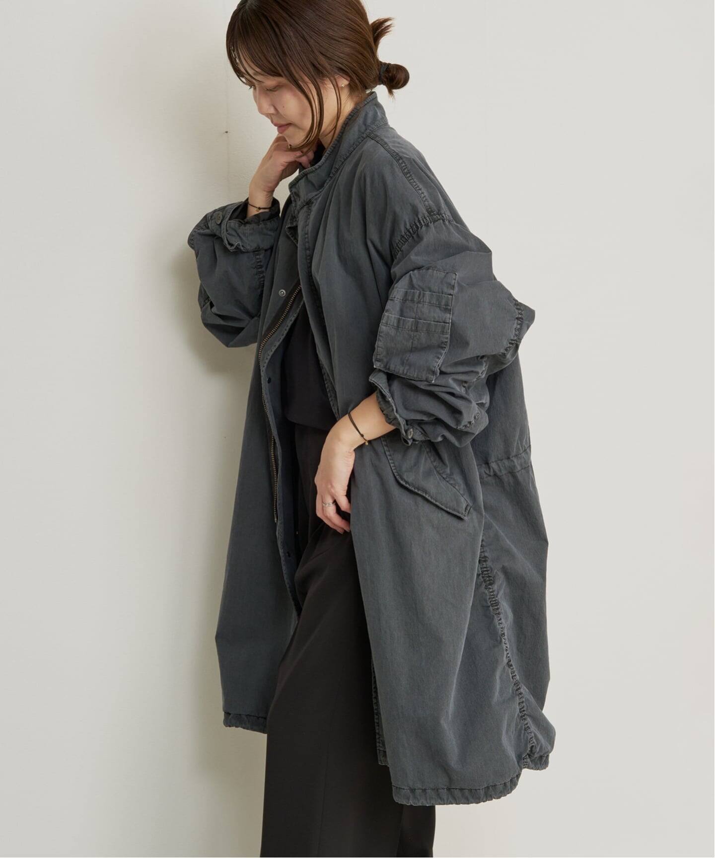 COOR シングルコート グレー COOR / クアー GARMENT DYED FISHTAIL PARKA アウター（その他ブルゾン