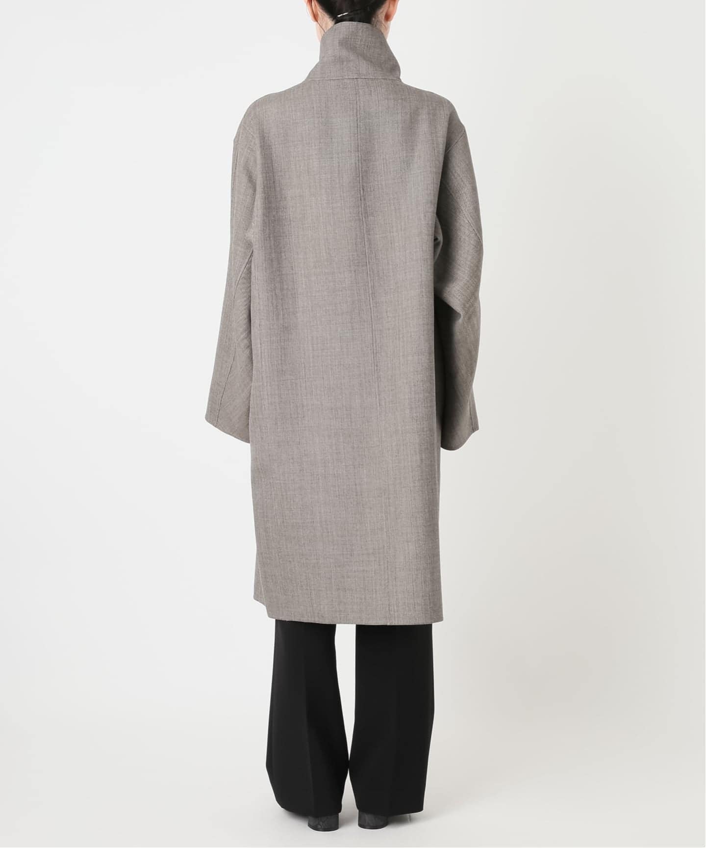 VERMEIL par IENA グレーコクーンロングコート 予約》Shark skin コート（その他ブルゾン／アウター）｜VERMEIL par