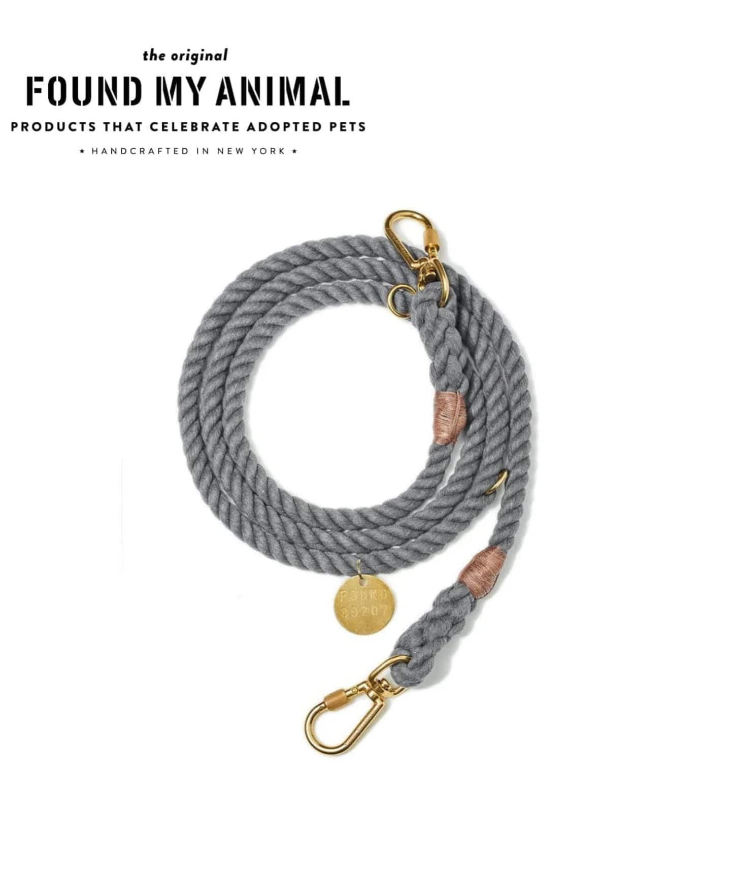 FOUND MY ANIMAL】ROPE LEASH 7FT 犬用 リード（ステーショナリー