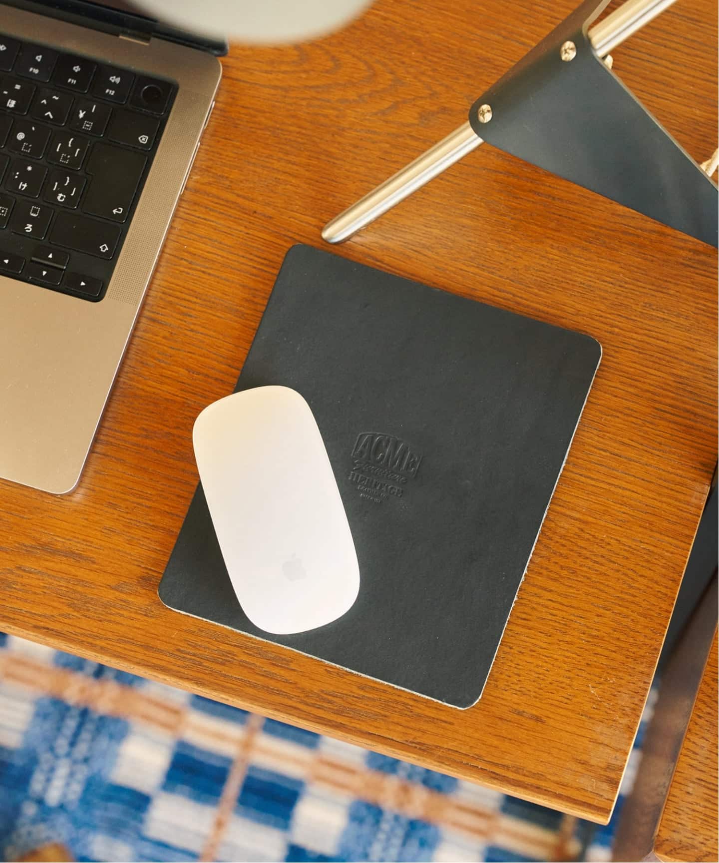 HELITAGE LEATHER】ACME別注 LEATHER MOUSE PAD マウスパッド