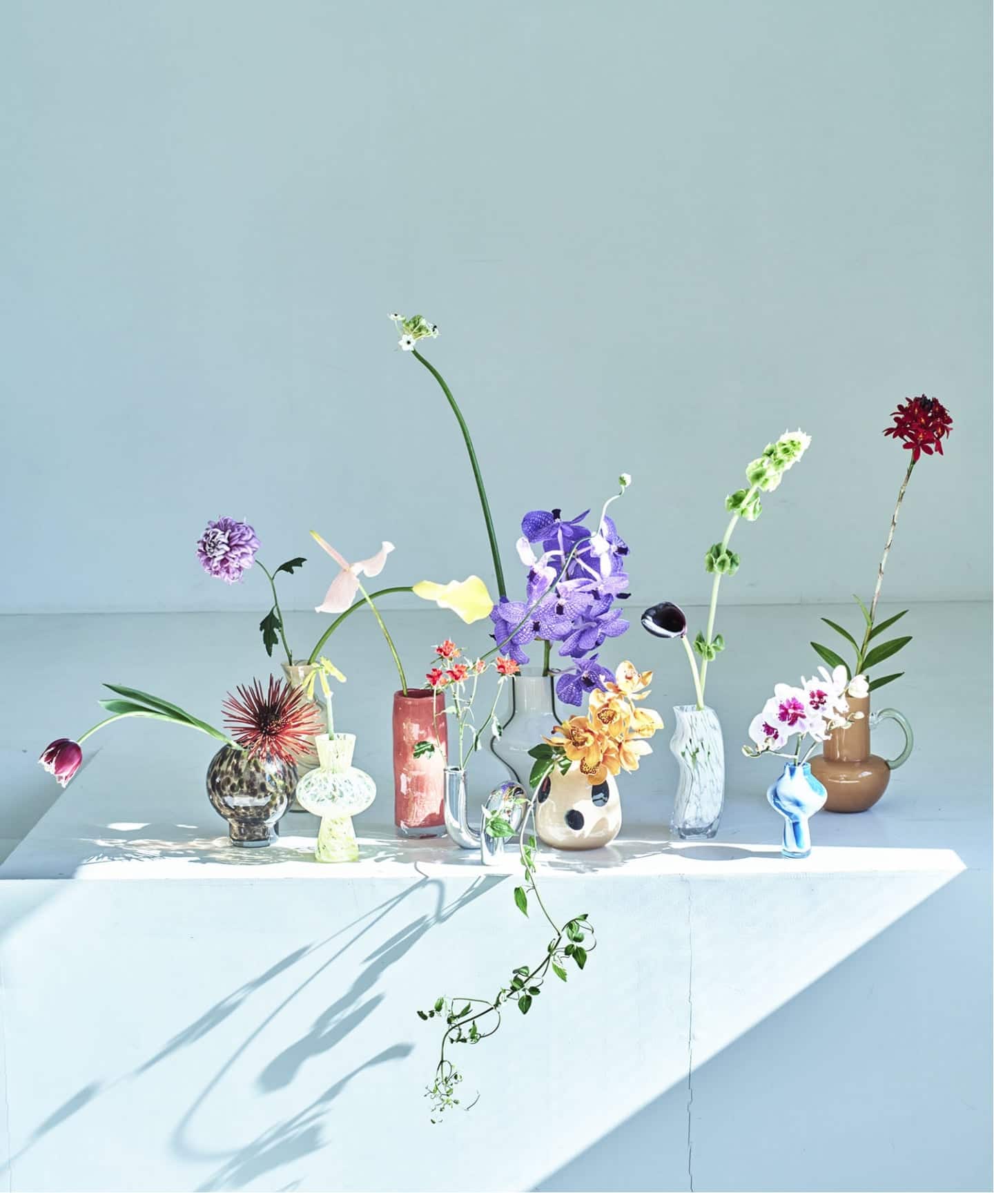 FLOWER VASE BALL LEOPARD フラワーベース（フラワーベース／グリーン