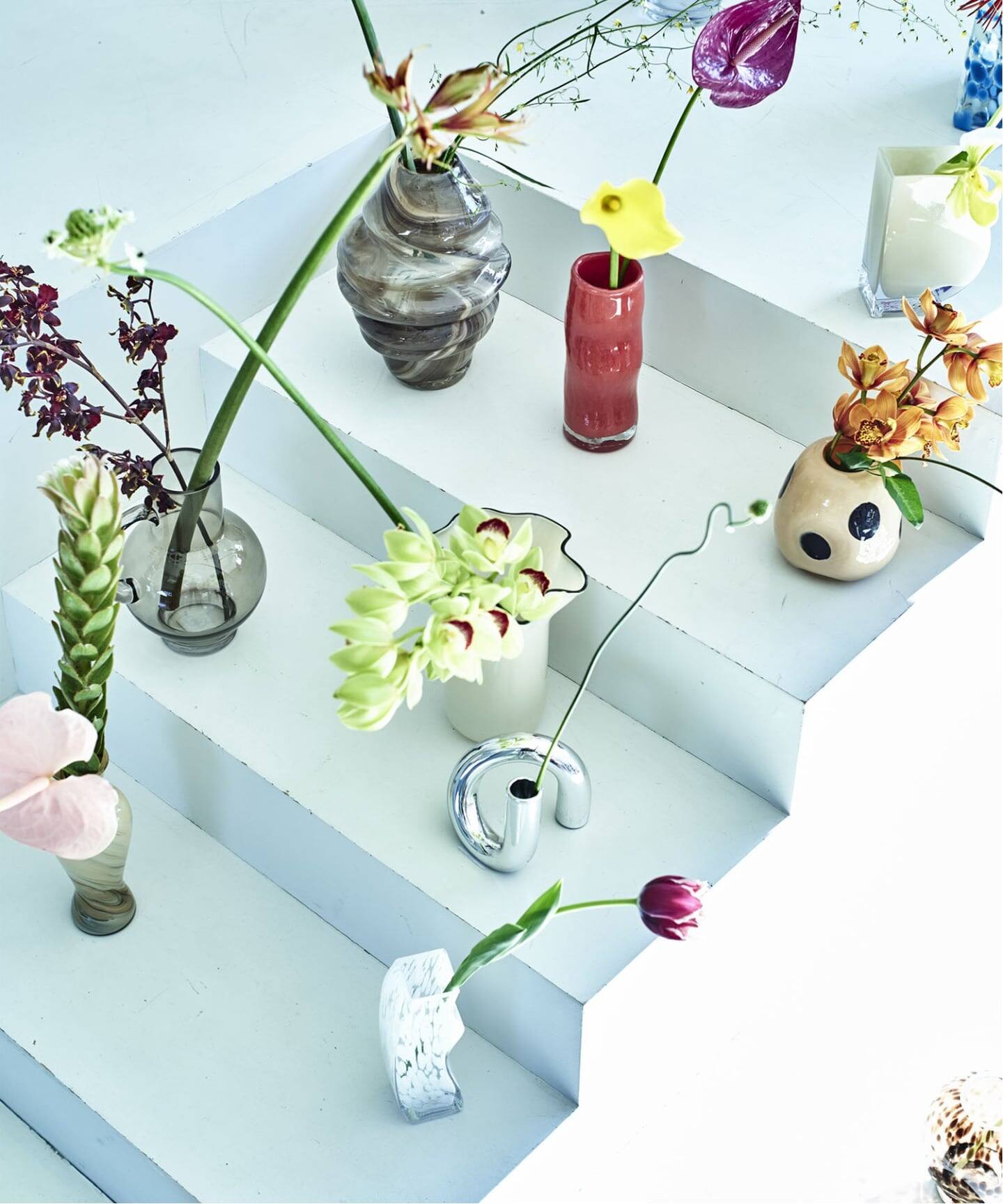 FLOWER VASE MODENA フラワーベース（フラワーベース／グリーン