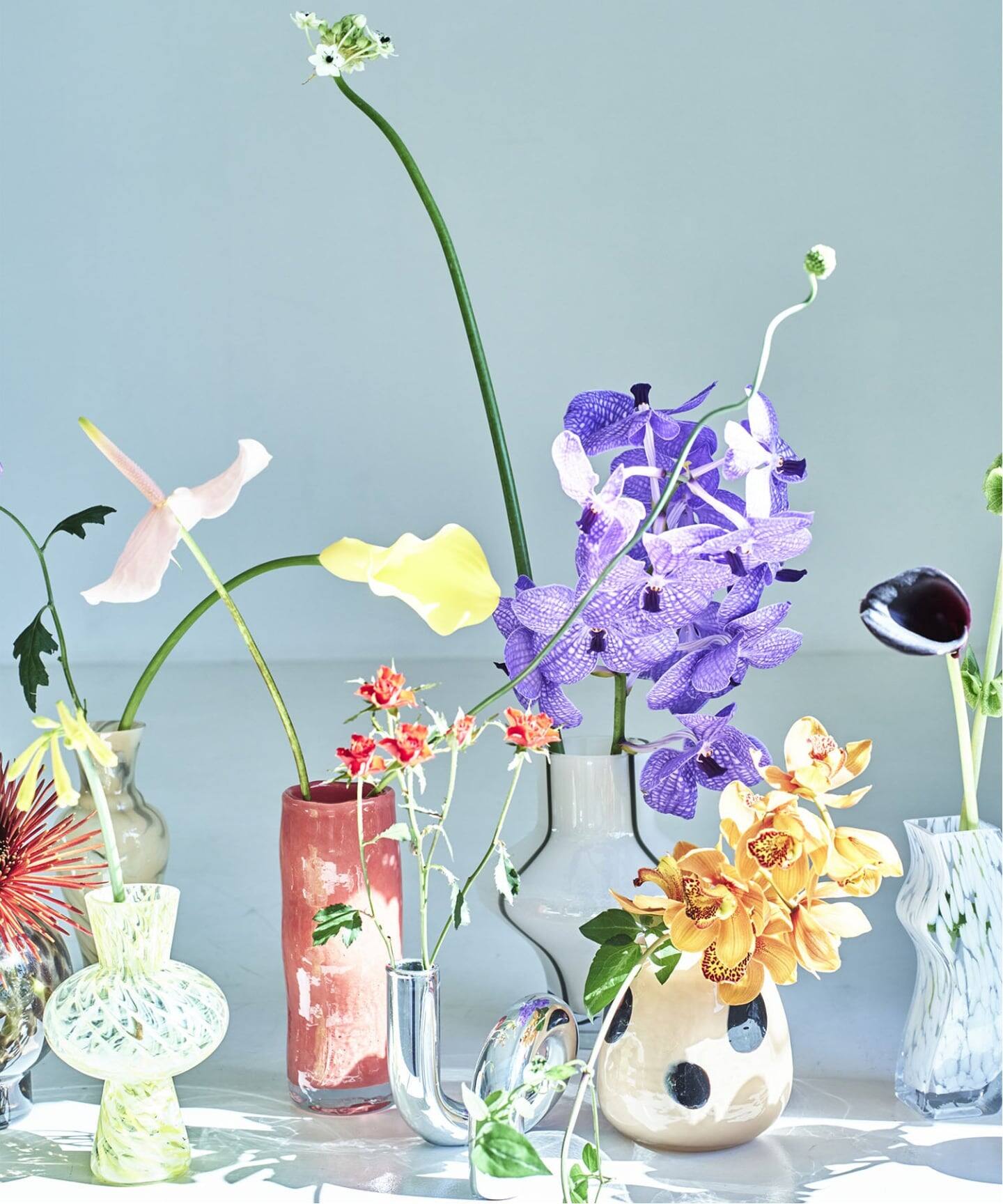 FLOWER VASE MODENA フラワーベース（フラワーベース／グリーン