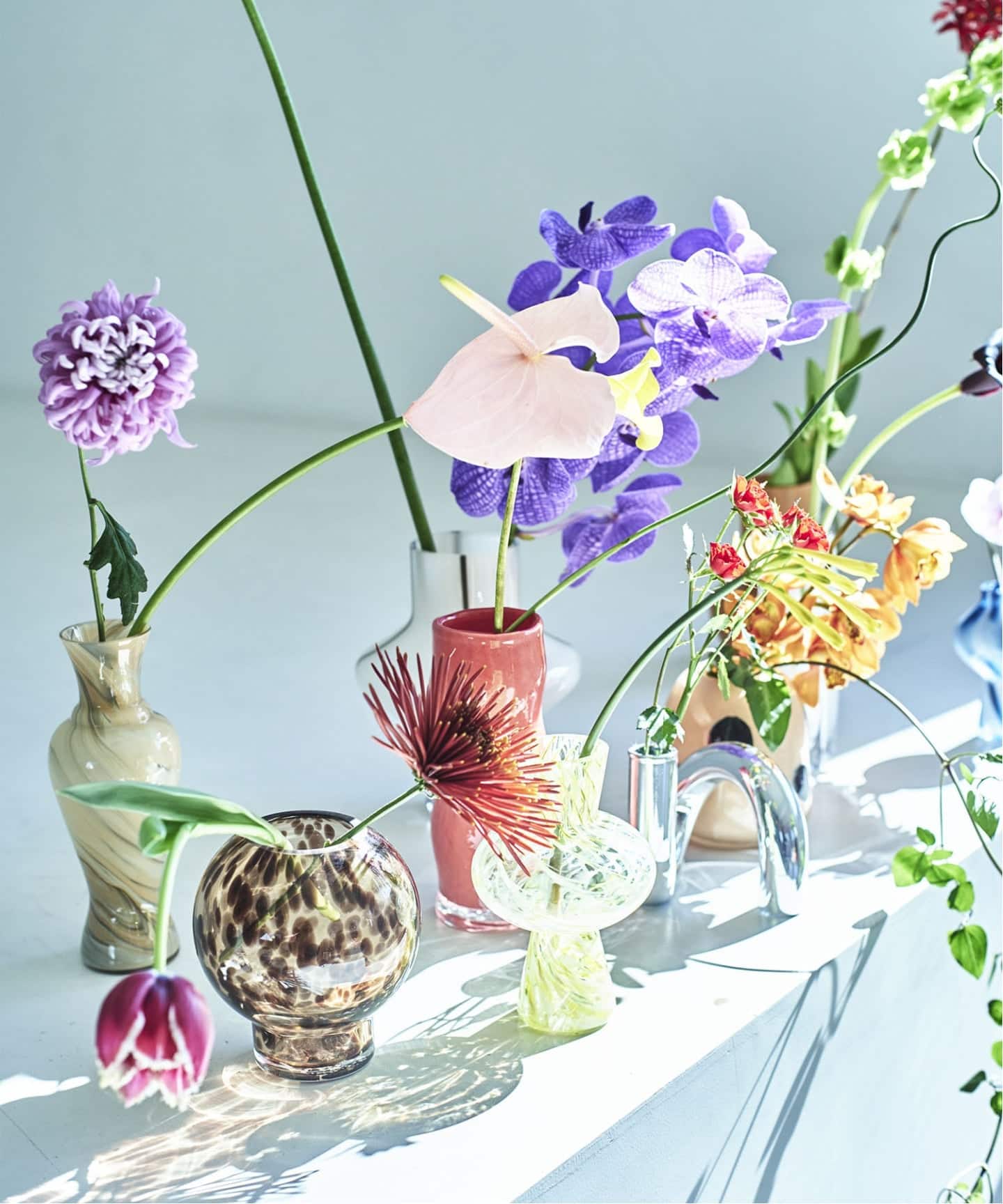 FLOWER VASE MATERA フラワーベース（フラワーベース／グリーン