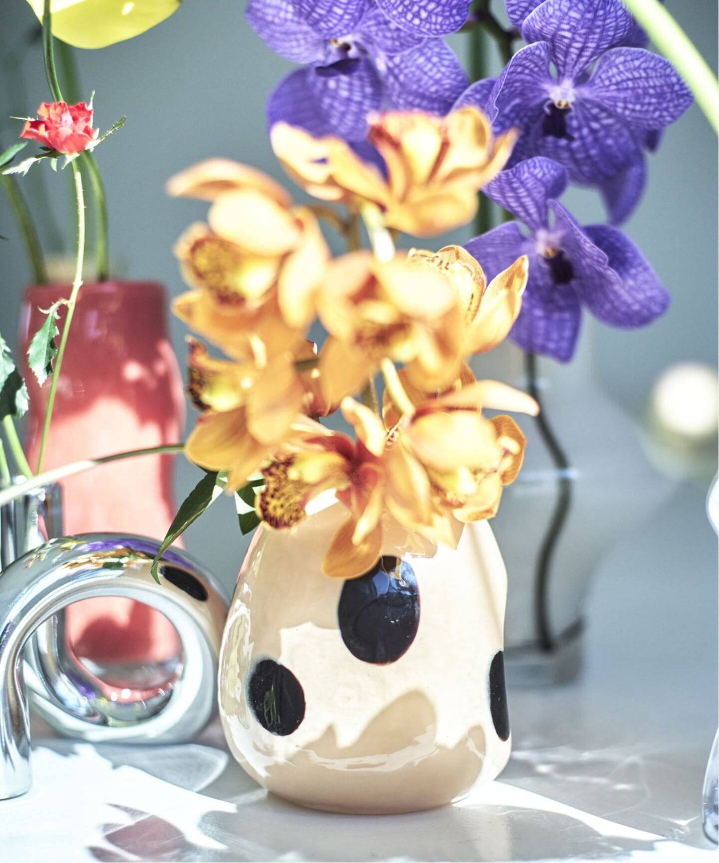 FLOWER VASE SANREMO フラワーベース（フラワーベース／グリーン