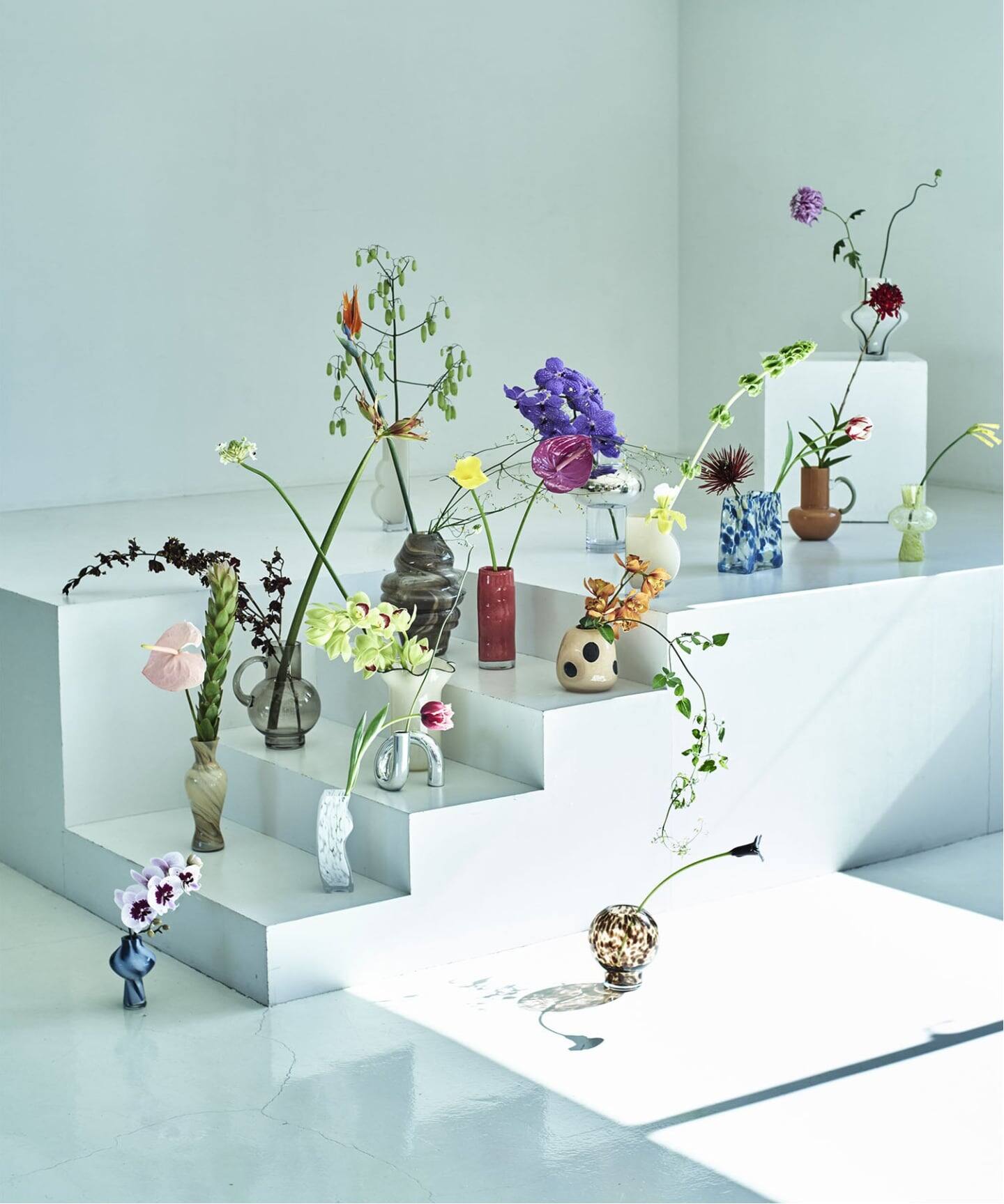 FLOWER VASE SANREMO フラワーベース（フラワーベース／グリーン
