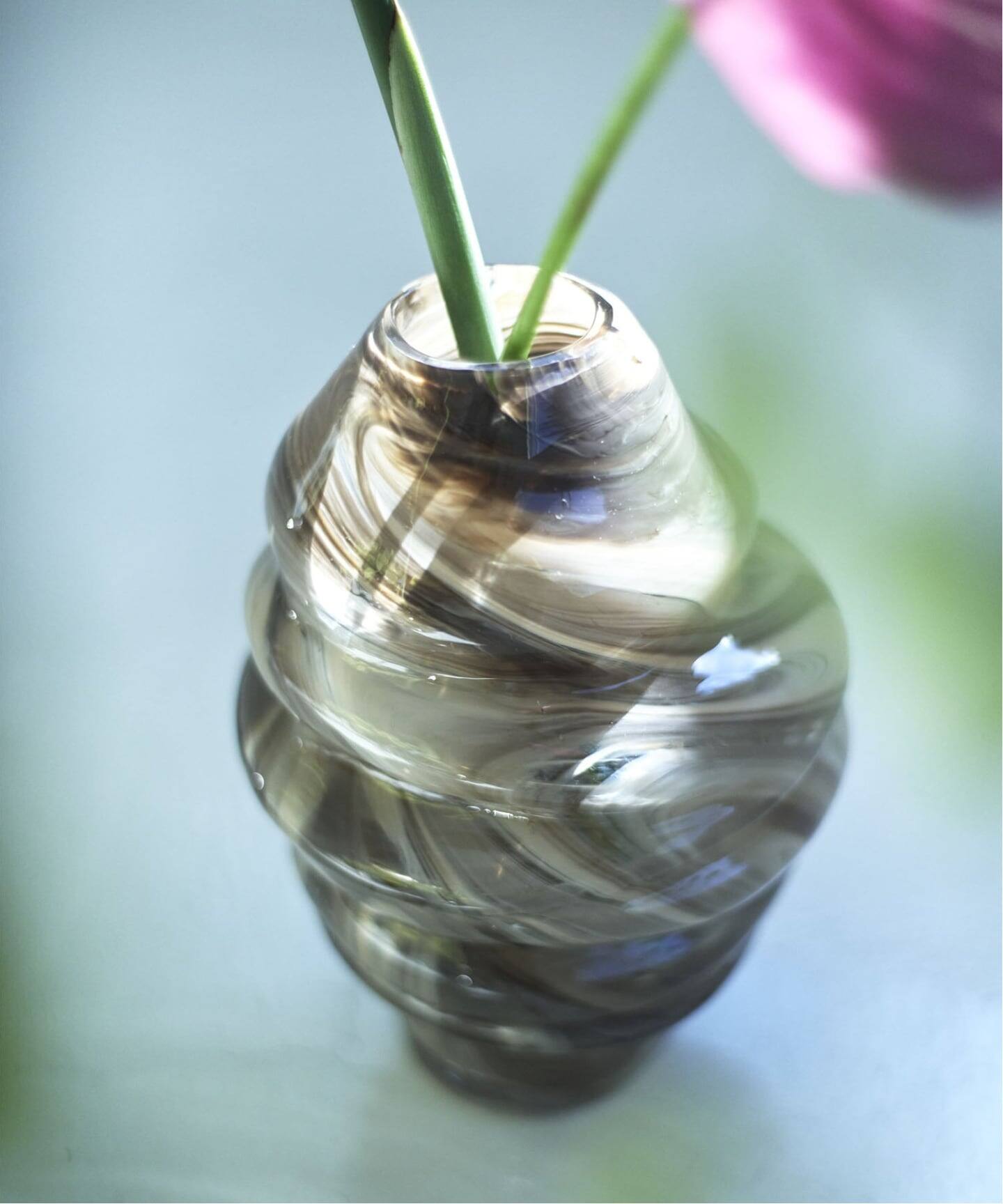 FLOWER VASE RAVENNA フラワーベース（フラワーベース／グリーン