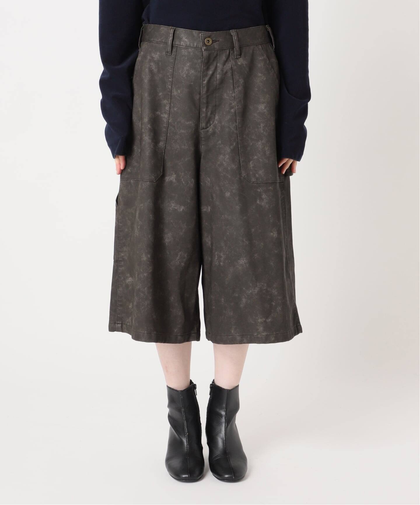 予約》FAUX LEATHER HALF パンツ（ショート・ハーフパンツ）｜CITYSHOP