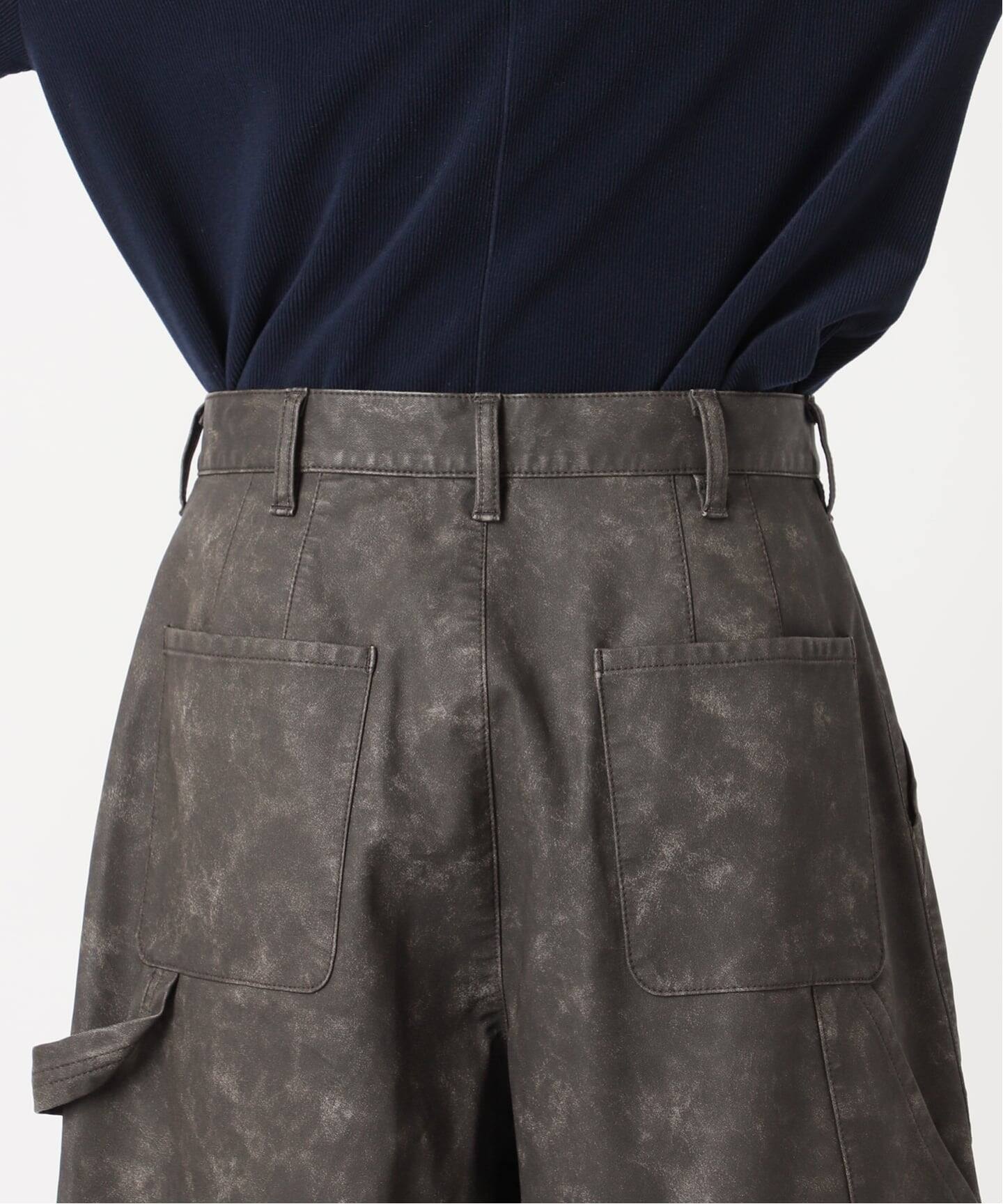 予約》FAUX LEATHER HALF パンツ（ショート・ハーフパンツ）｜CITYSHOP
