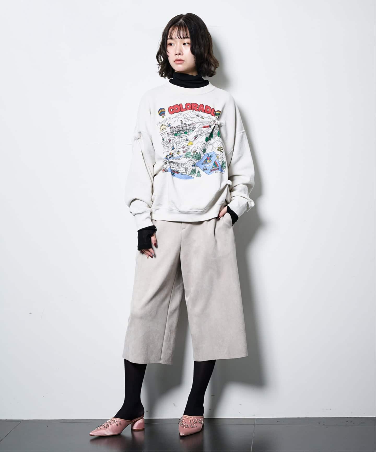 FAUX SUEDE SHORTS：ハーフパンツ（ショート・ハーフパンツ