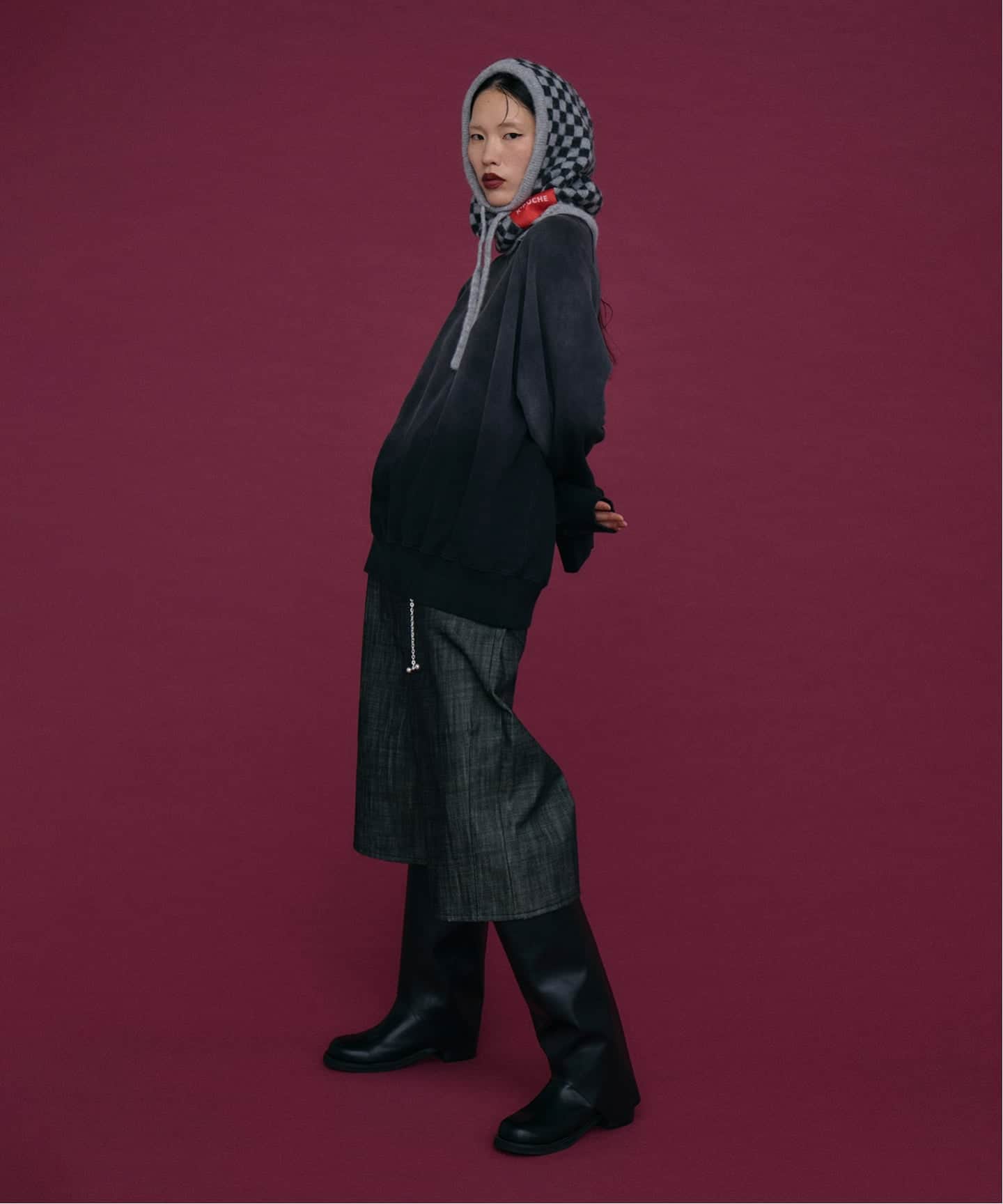 予約》KURO 別注 WIDE SPREAD CROPPED デニムパンツ（デニムパンツ