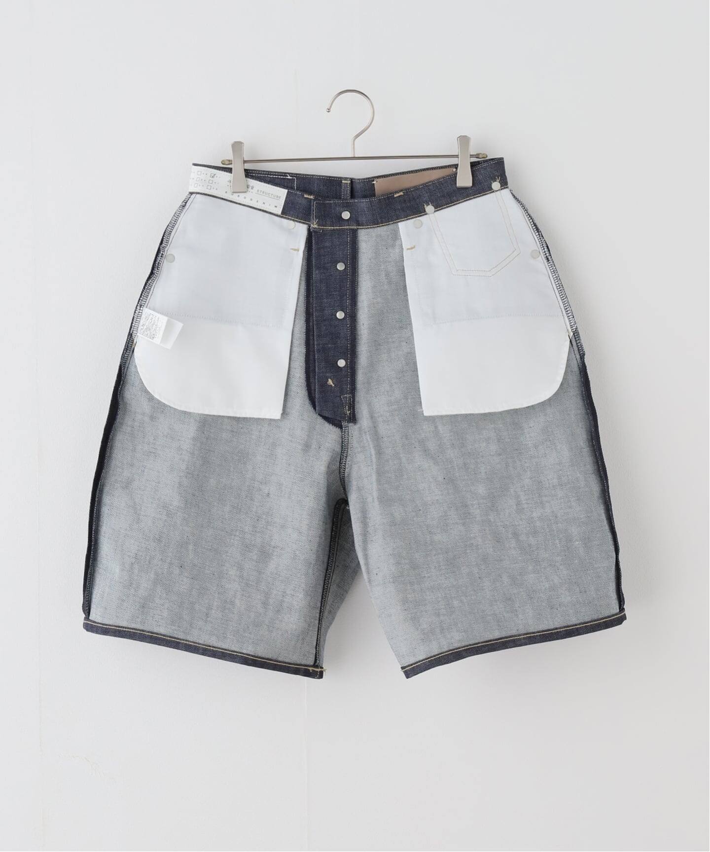 KURO STRUCTURE SHORT 964244：デニムパンツ（ショート・ハーフパンツ